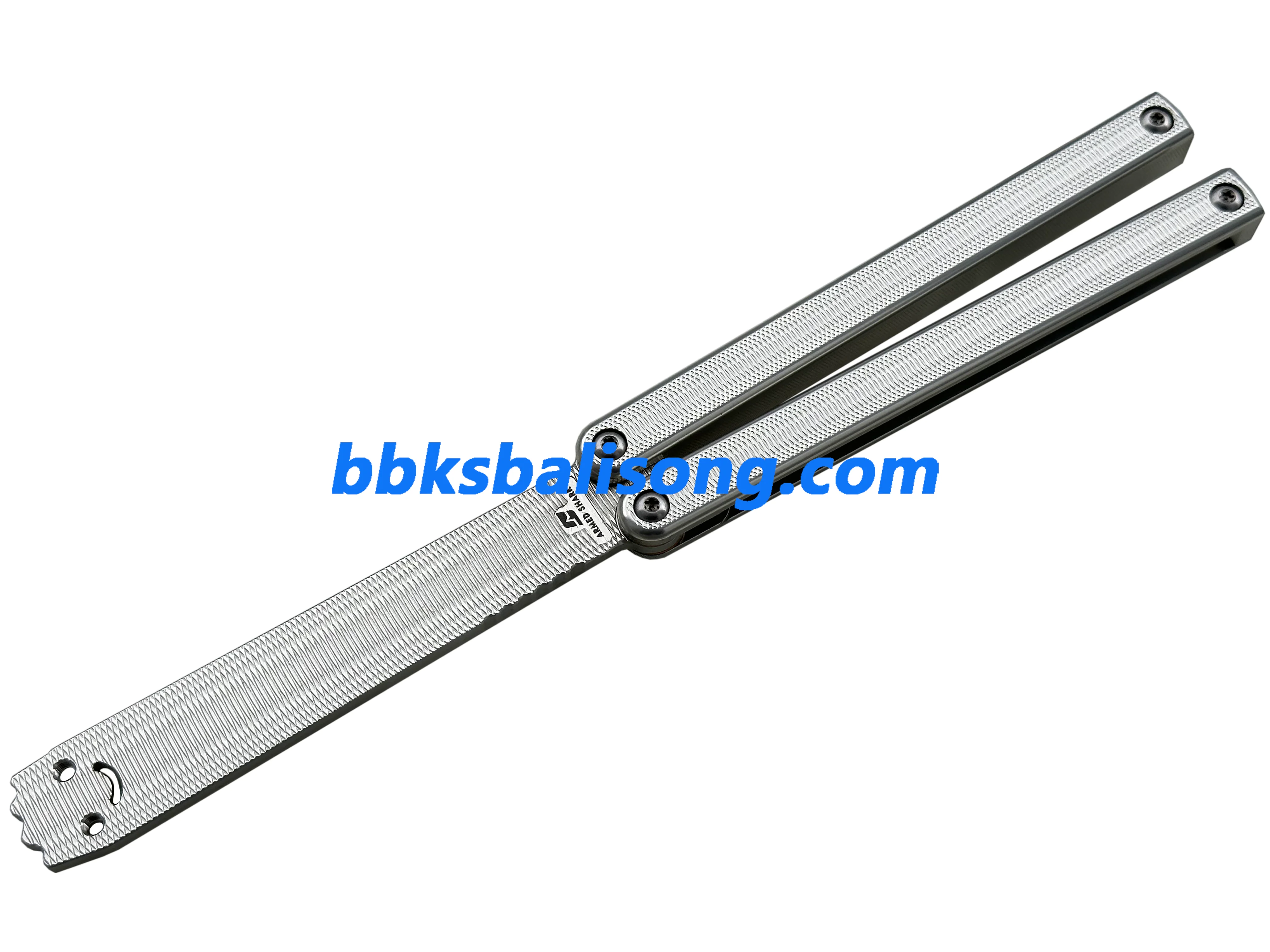 ARMED SHARK Squiddy-AL Balisong Clone 7075 Aluminum Handle - Image 17