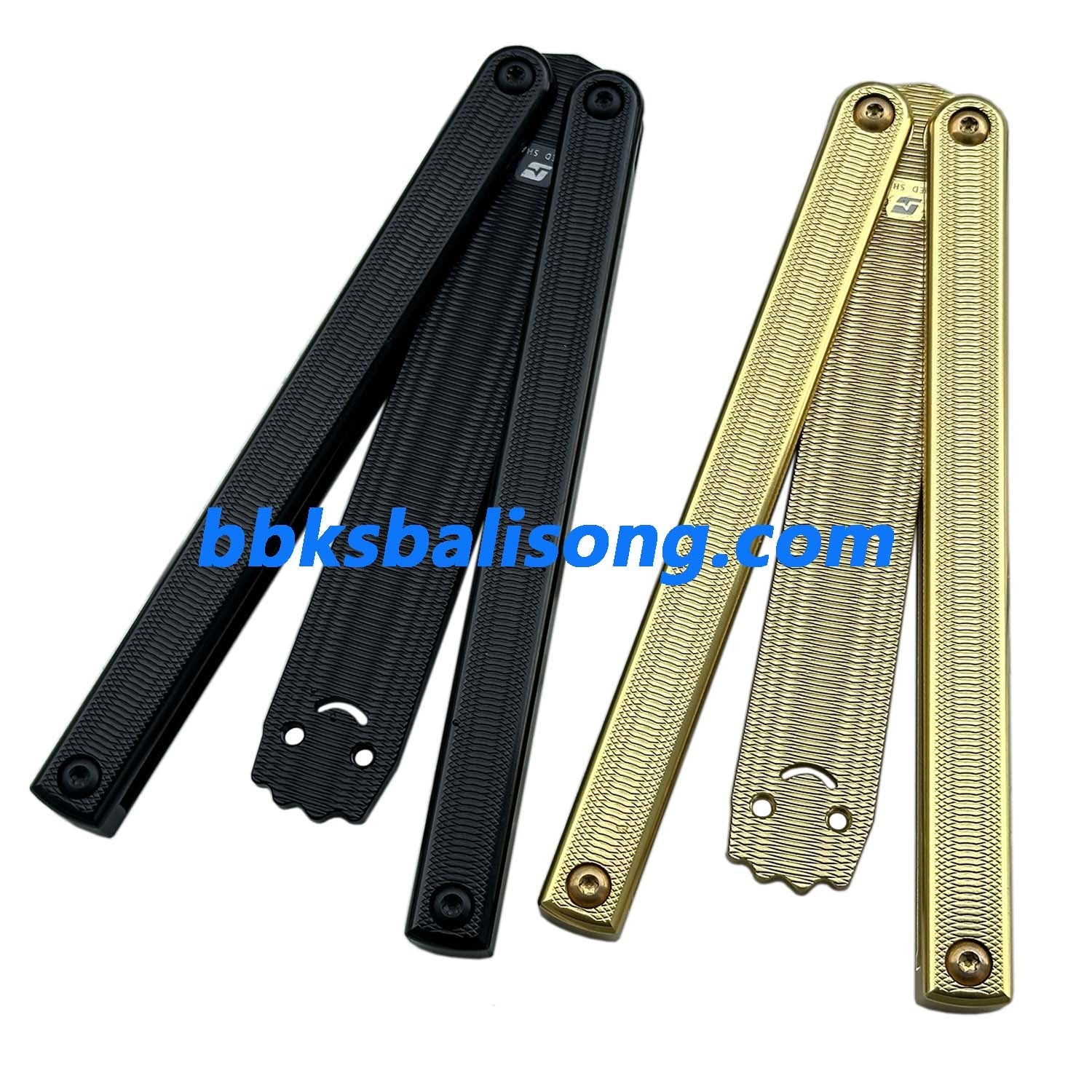ARMED SHARK Squiddy-AL Balisong Clone 7075 Aluminum Handle - Image 3