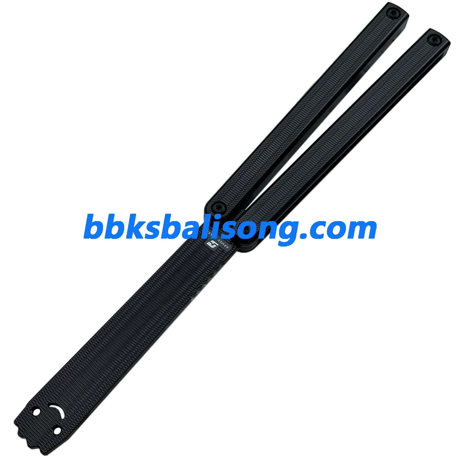 ARMED SHARK Squiddy-AL Balisong Clone 7075 Aluminum Handle - Image 4