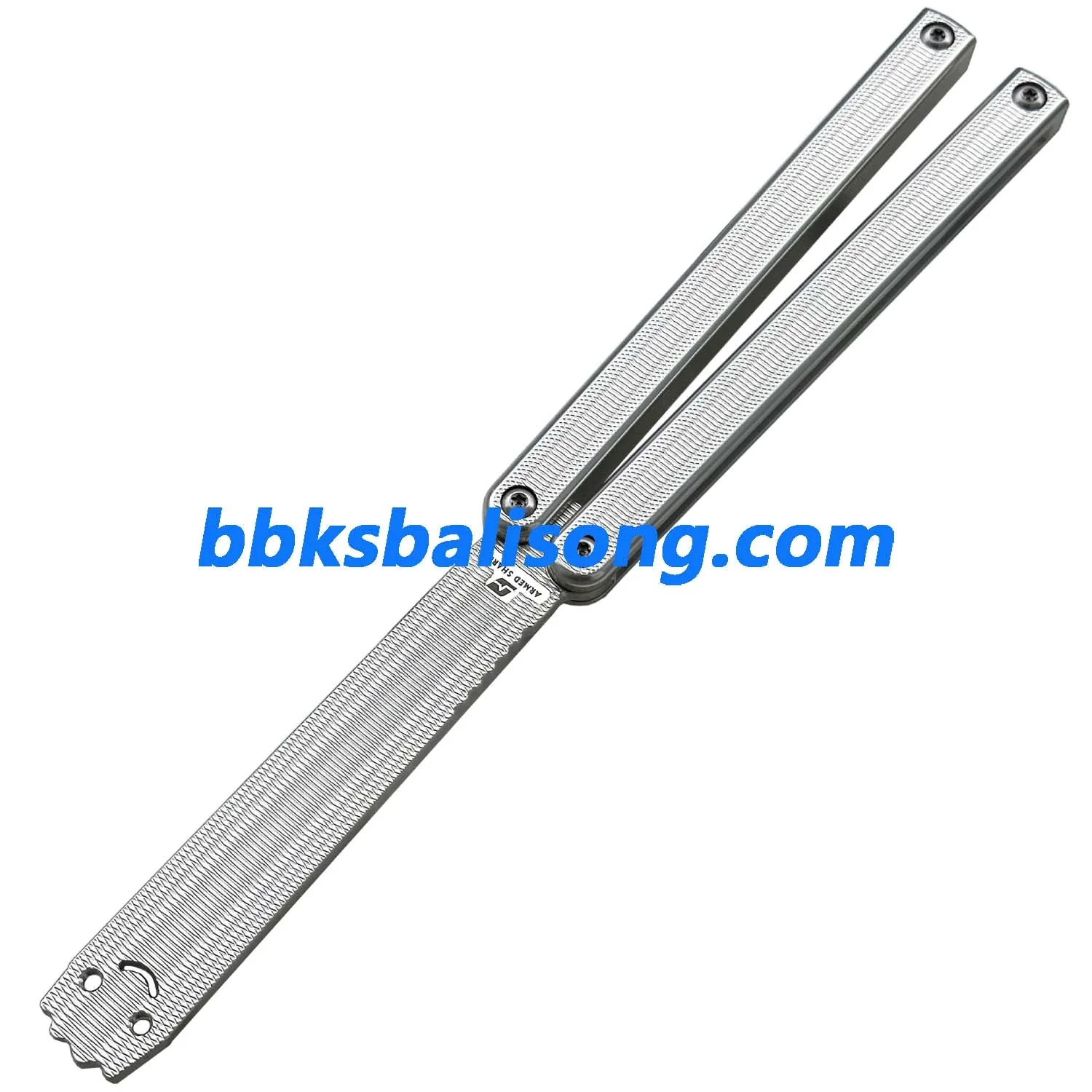 ARMED SHARK Squiddy-AL Balisong Clone 7075 Aluminum Handle - Image 5