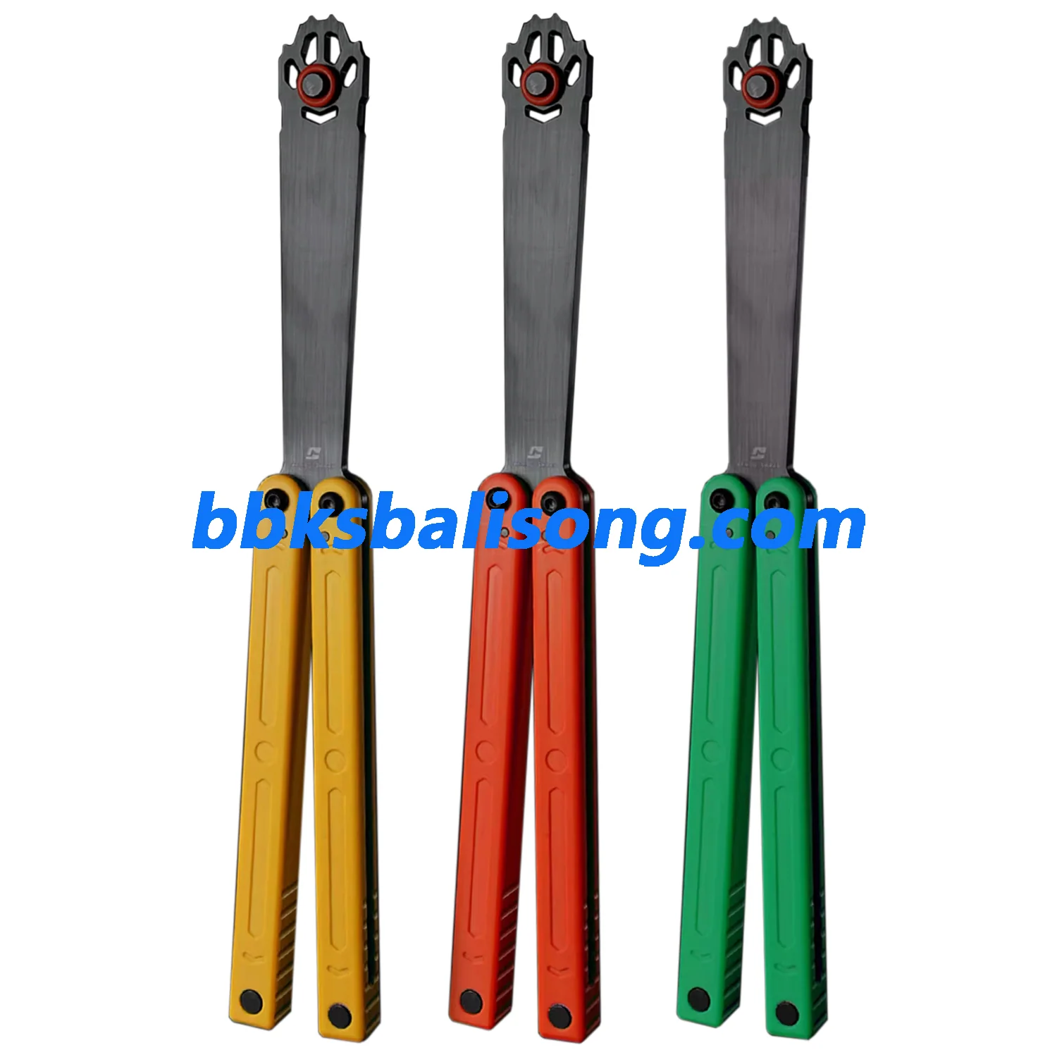 ARMED SHARK Squiddy-WH Balisong Trainer Clone CNC Acetal Material Bushings System - Image 11