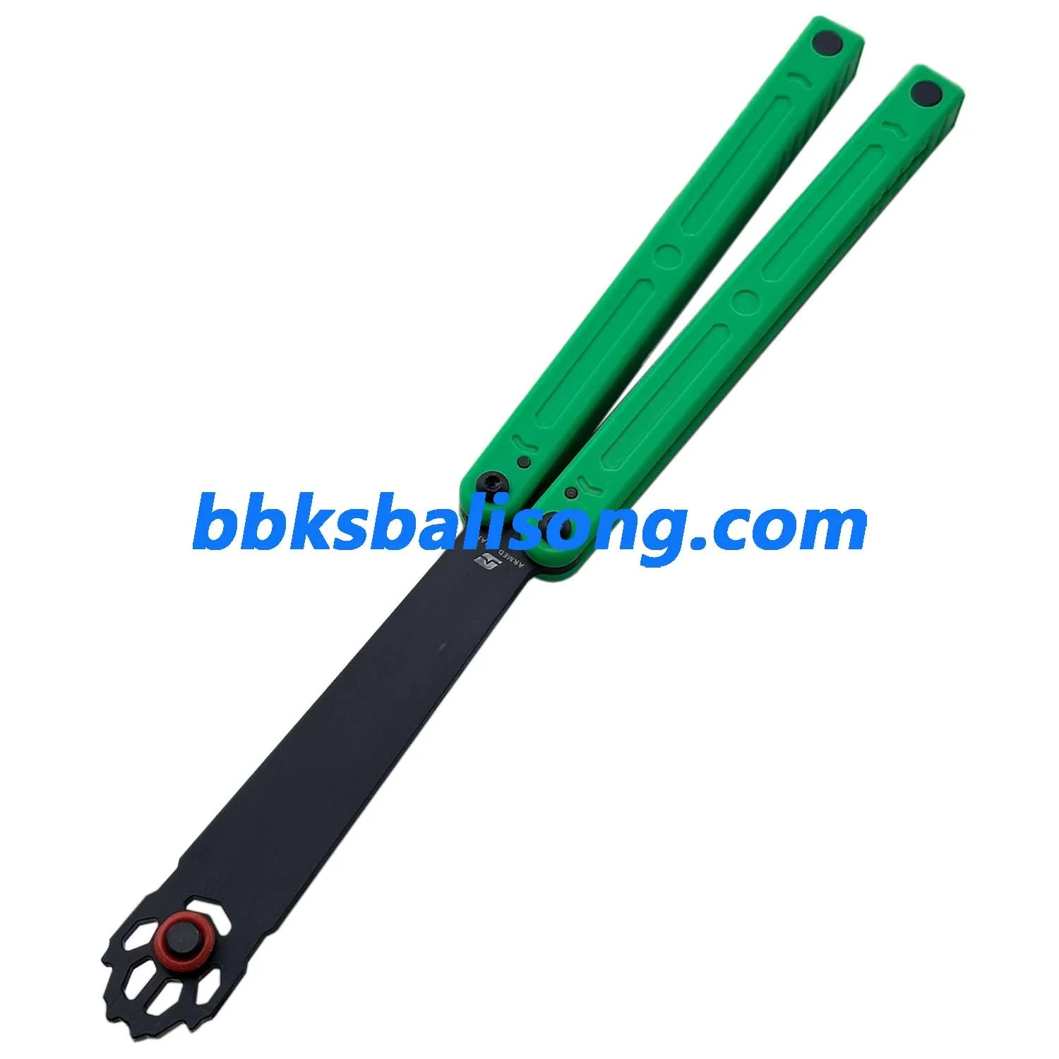 ARMED SHARK Squiddy-WH Balisong Trainer Clone CNC Acetal Material Bushings System - Image 15