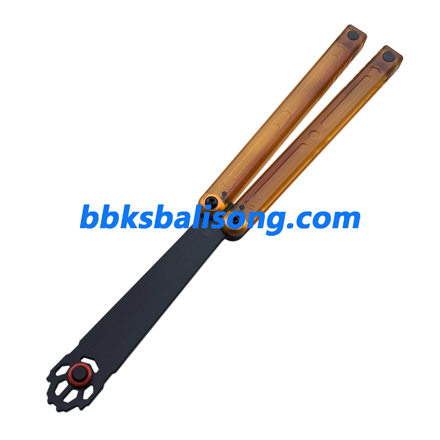 ARMED SHARK Squiddy-WH Balisong Trainer Clone CNC Acetal Material Bushings System - Image 20