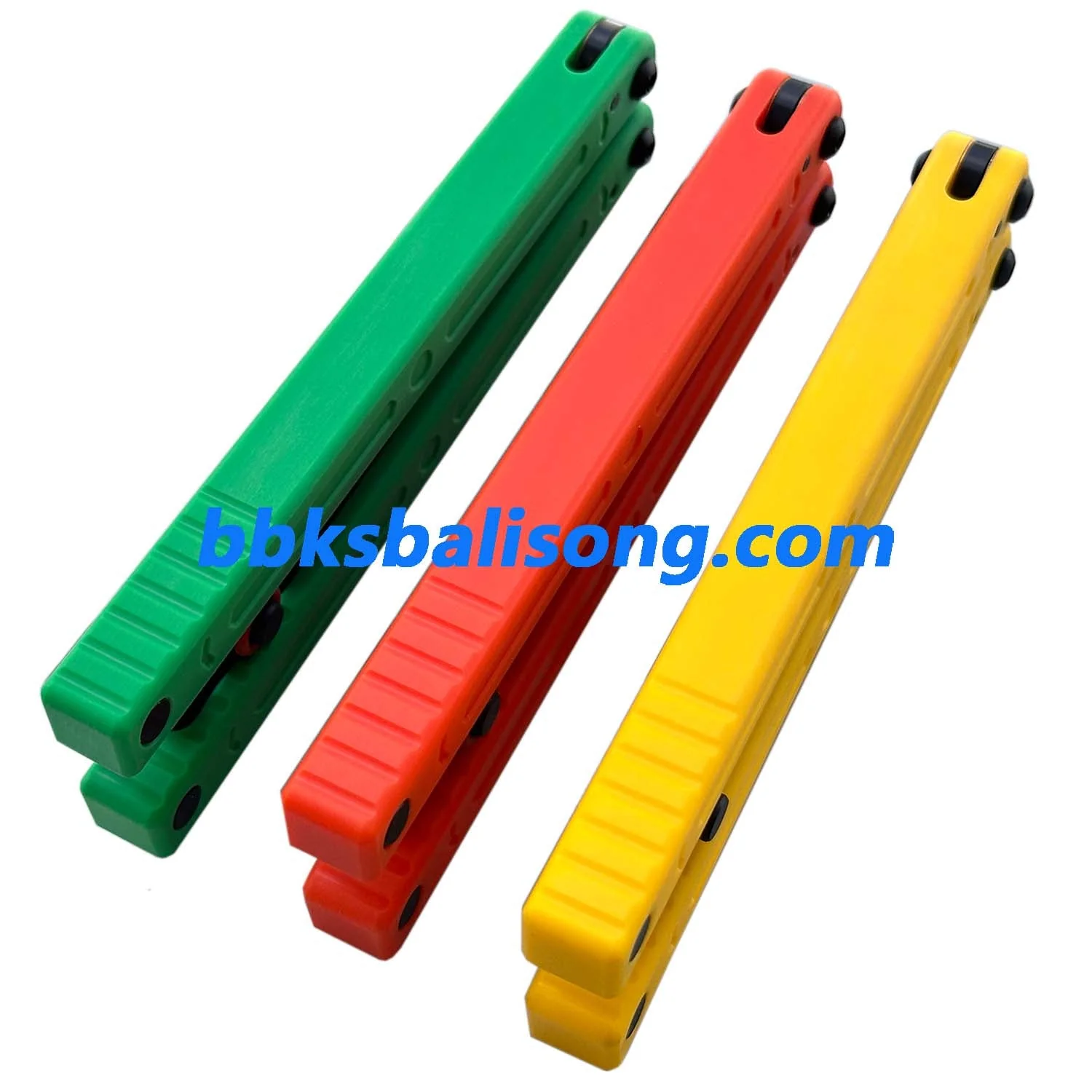 ARMED SHARK Squiddy-WH Balisong Trainer Clone CNC Acetal Material Bushings System - Image 6