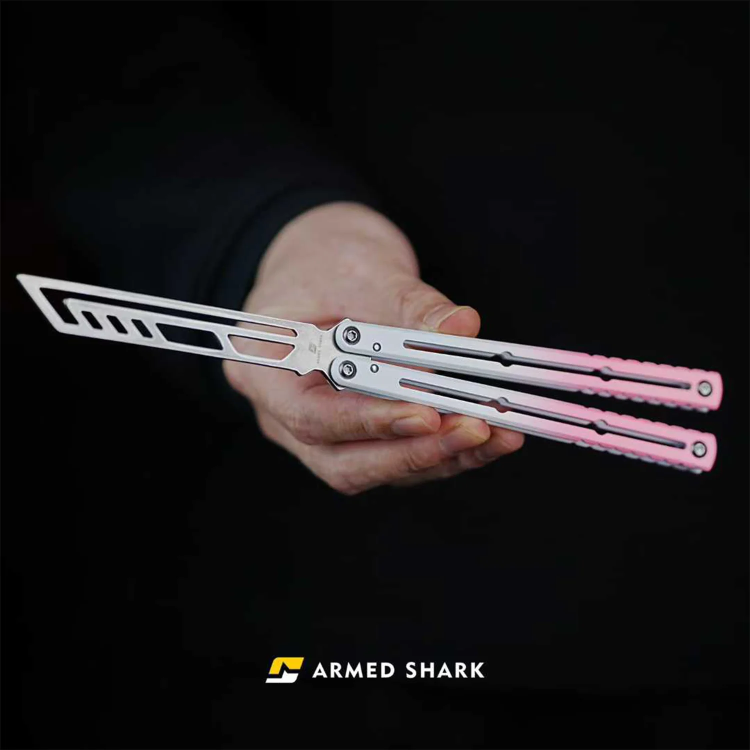 ARMED SHARK Steel Kraken V3 Balisong Clone Teflon Coating - Image 12