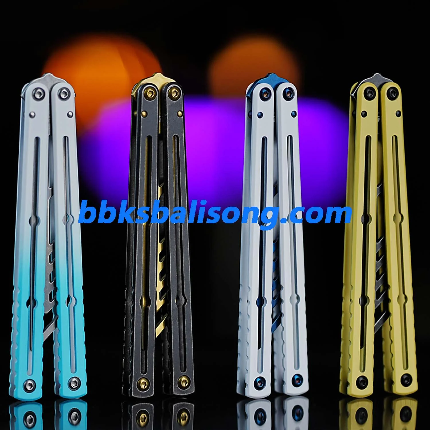 ARMED SHARK Steel Kraken V3 Balisong Clone Teflon Coating - Image 6