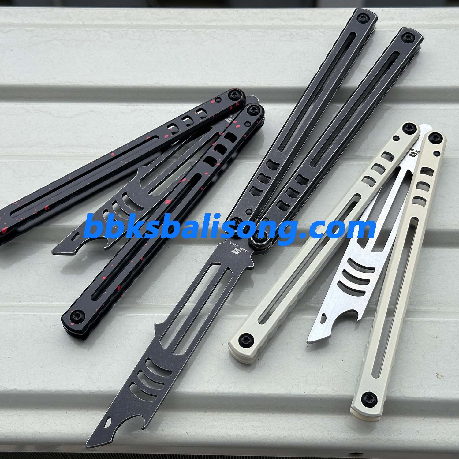 ARMED SHARK Steel Madko Balisong Clone - Image 11