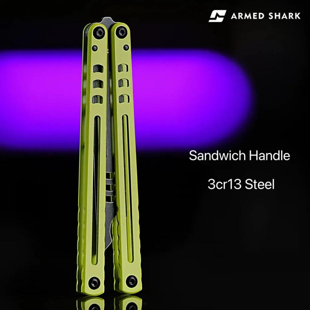 ARMED SHARK Steel Madko Balisong Clone - Image 21