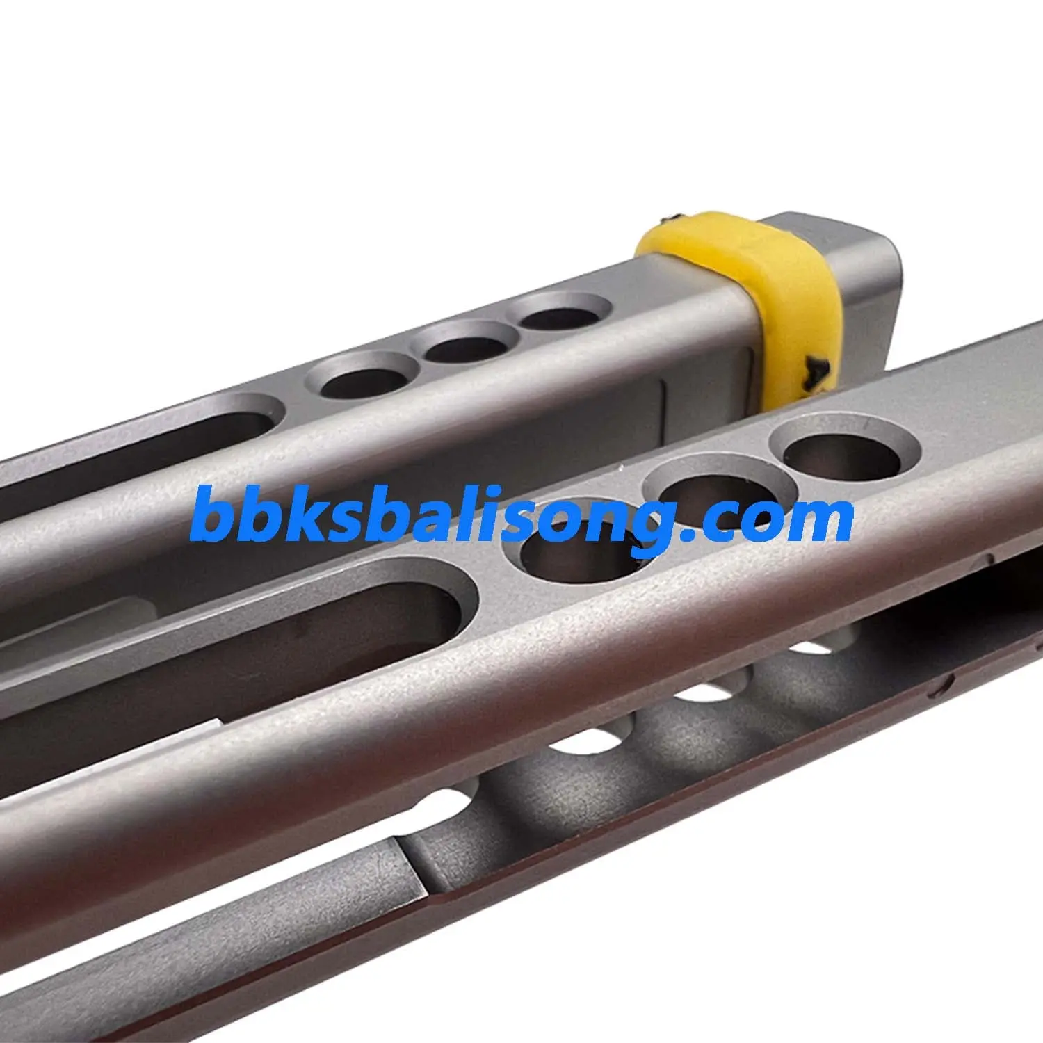 ARMED SHARK Svix Gale V4 Balisong Clone Titanium Handle - Image 5
