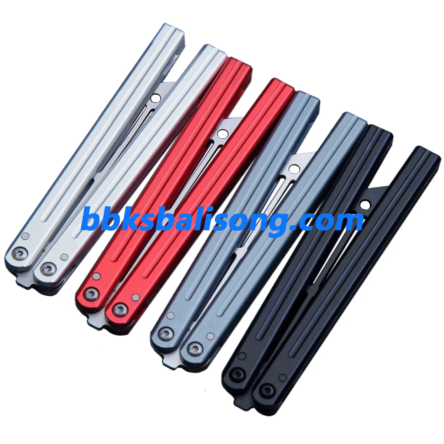 ARMED SHARK Triton V2 Balisong Clone 6061 Aluminum Handle - Image 6