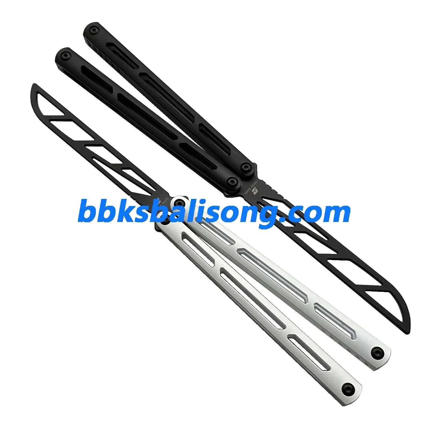 ARMED SHARK Tsunami Balisong Clone Titanium Chanwich Handle - Image 14