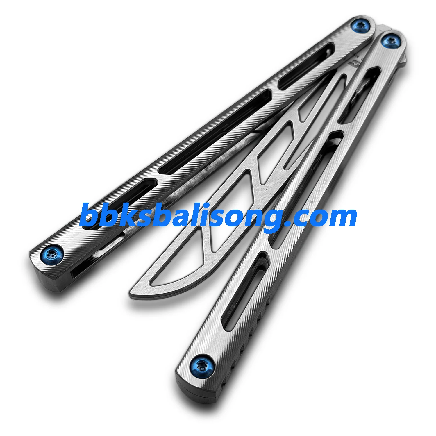 ARMED SHARK Tsunami Balisong Clone Titanium Chanwich Handle - Image 4