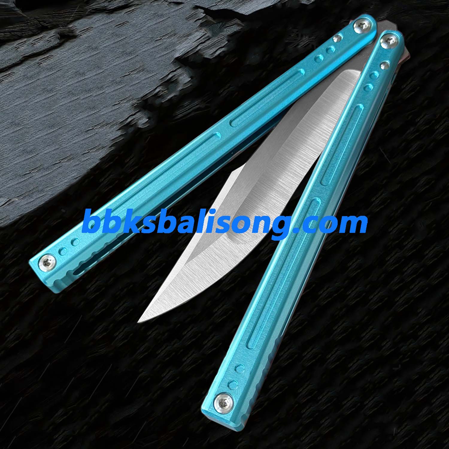 Asgard Blue Sky Original Balisong 7075 Aluminum Bushings System