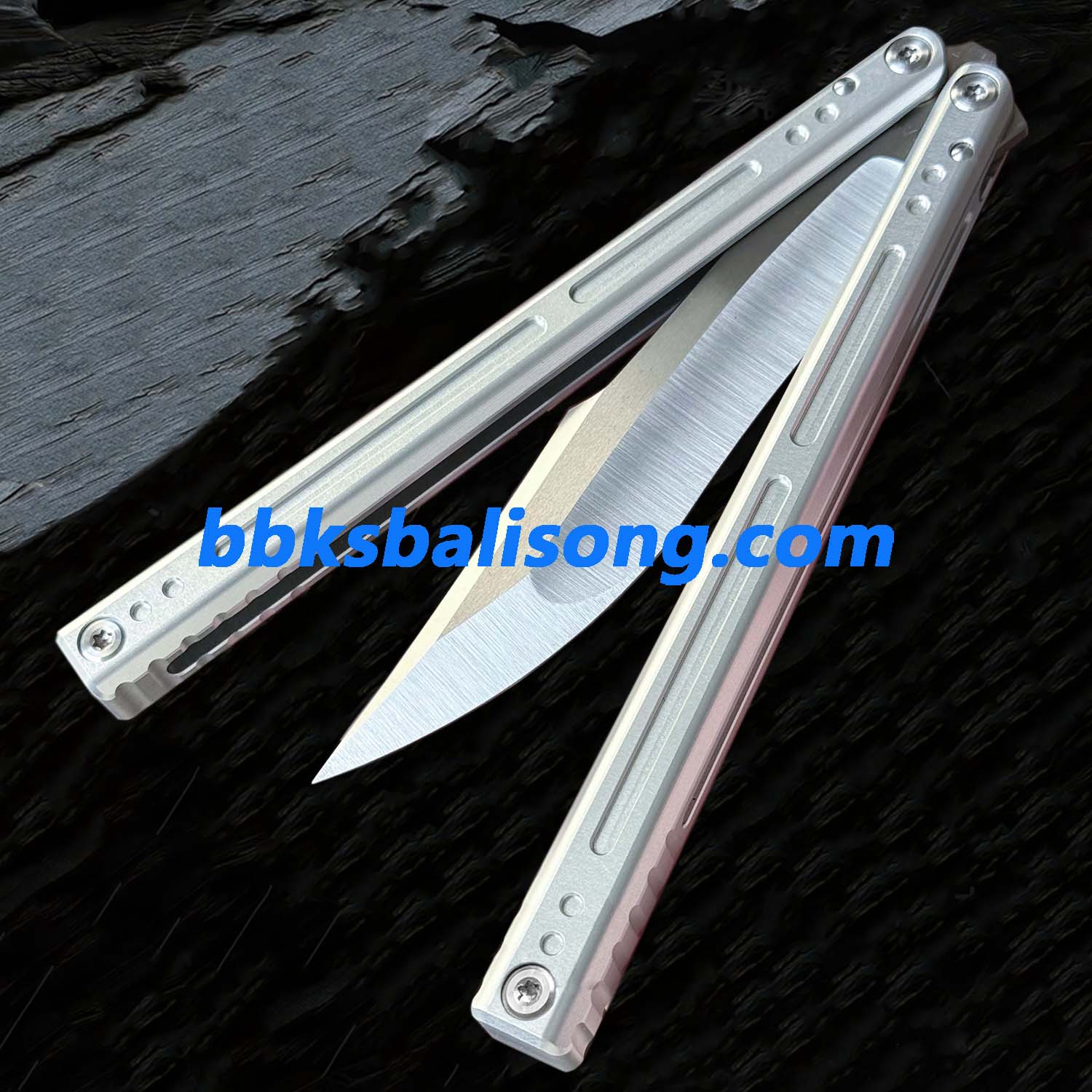 Asgard Blue Sky Original Balisong 7075 Aluminum Bushings System - Image 2