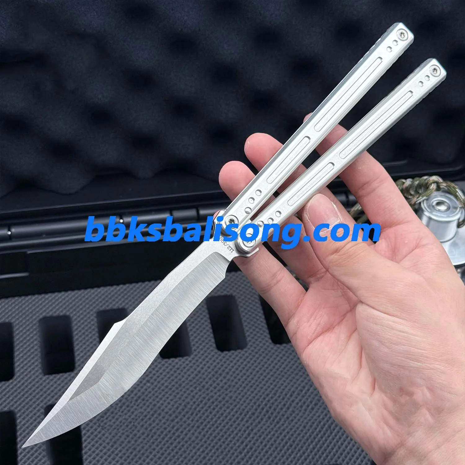 Asgard Blue Sky Original Balisong 7075 Aluminum Bushings System - Image 3