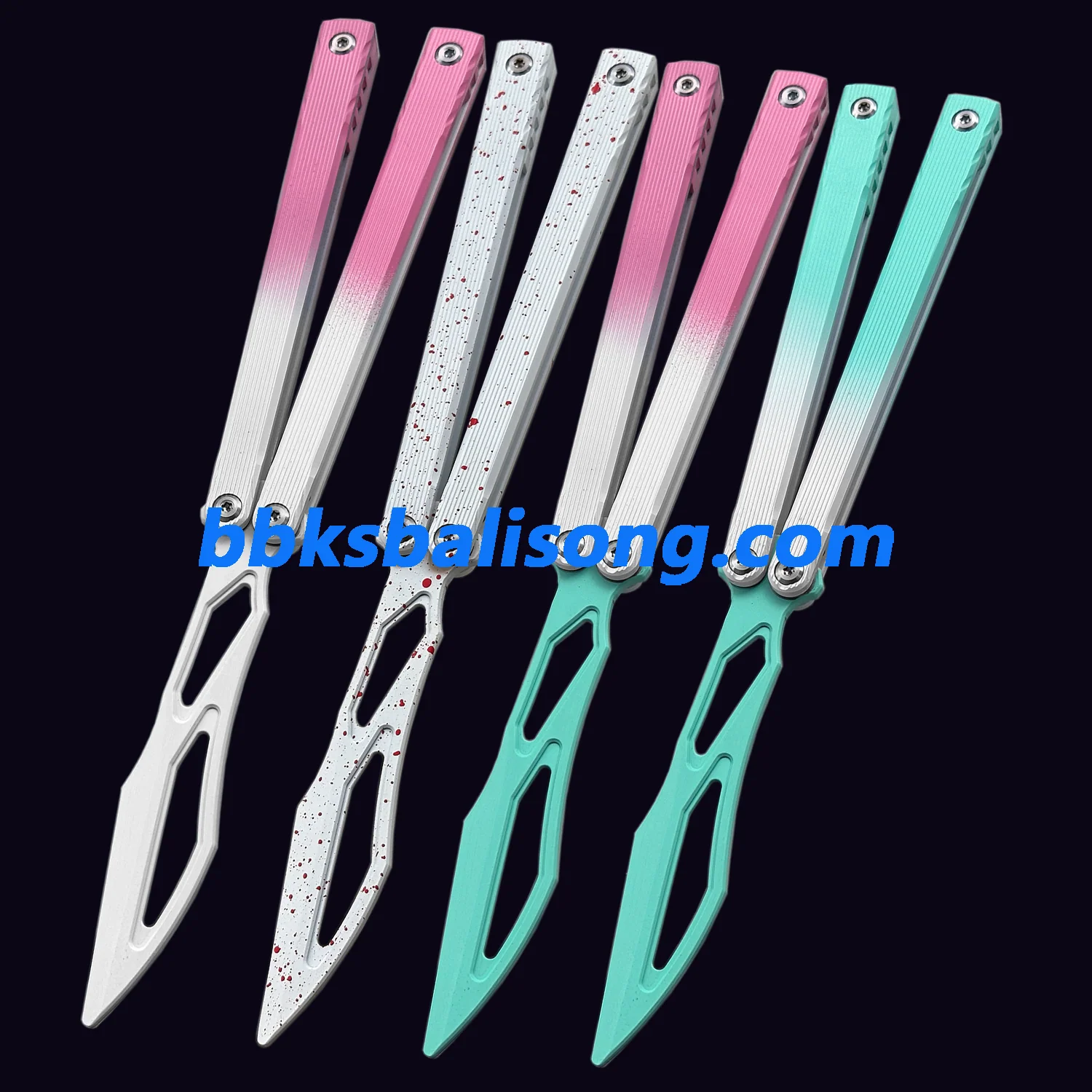 Asgard Master Original Balisong Trainer 7075 Aluminum Ceramic Coating - Image 3