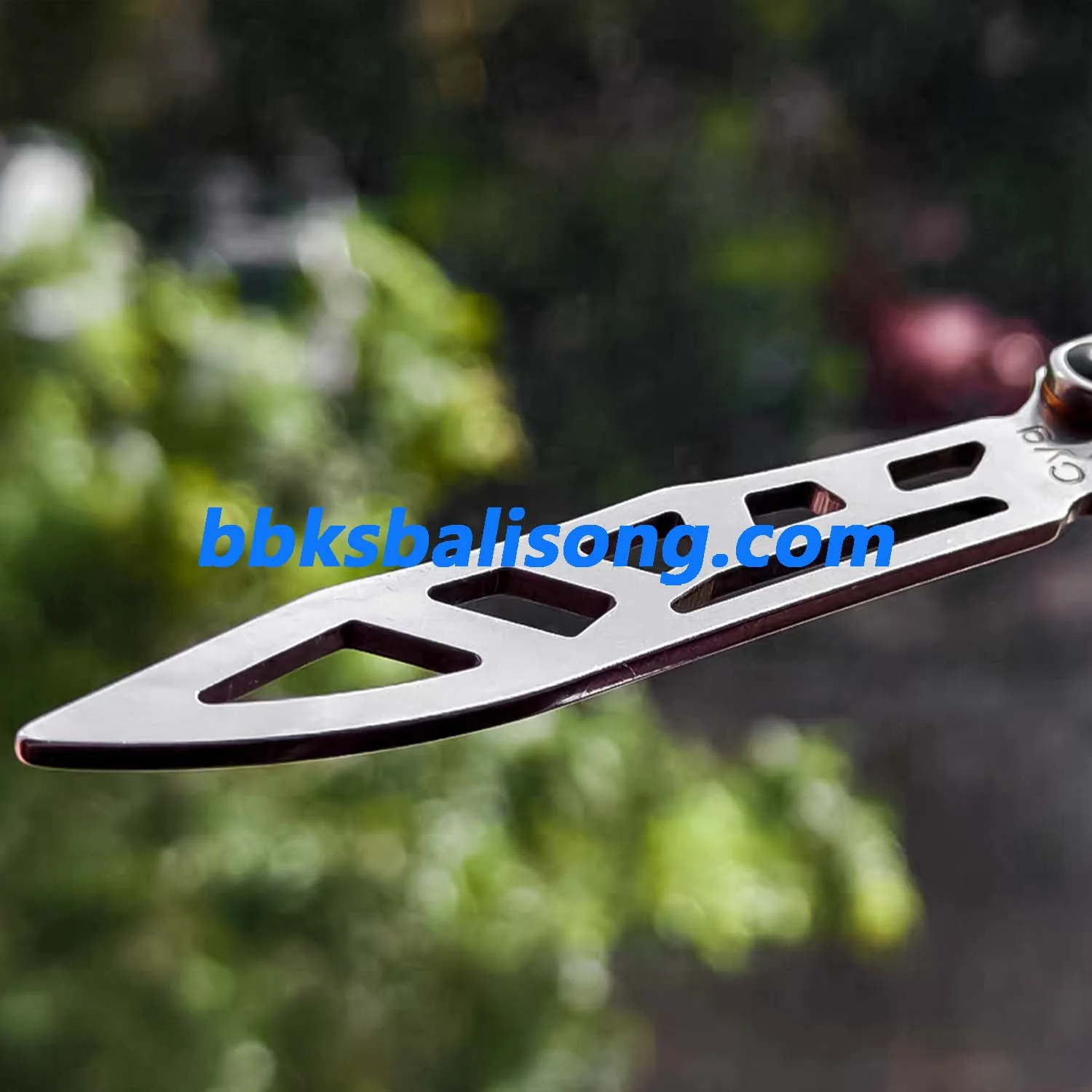 Asgard Steel Cygnus Balisong Stainless Steel Handle Bushings System - Image 9