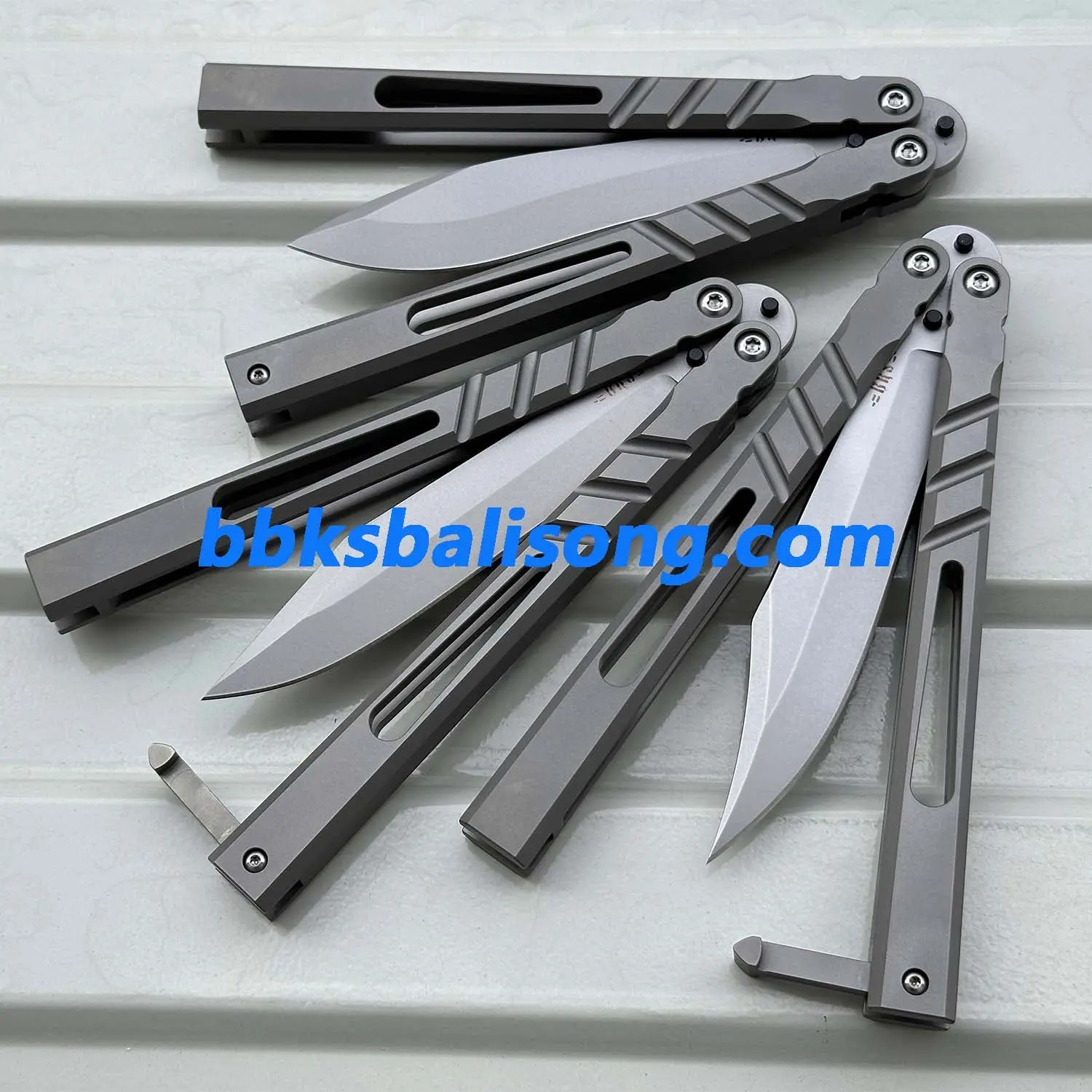 Baliplus BRS CHAB Channel Alpha Beast Latchless or Latch Balisong Clone - Image 10