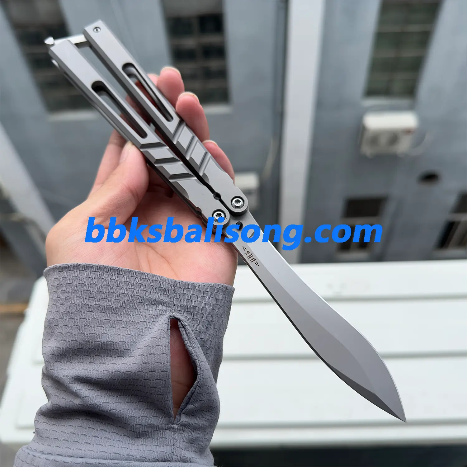 Baliplus BRS CHAB Channel Alpha Beast Latchless or Latch Balisong Clone - Image 12