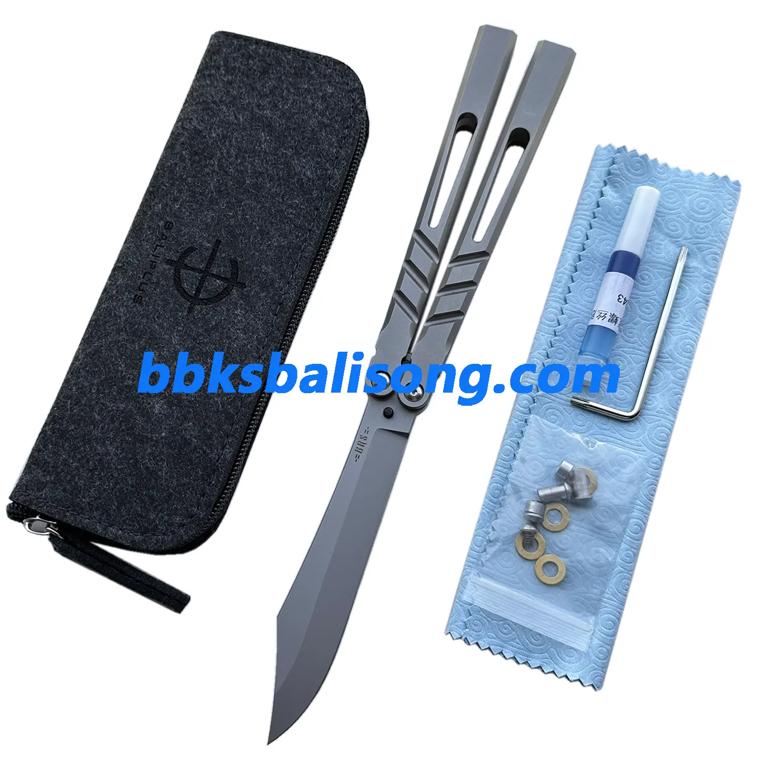 Baliplus BRS CHAB Channel Alpha Beast Latchless or Latch Balisong Clone - Image 14