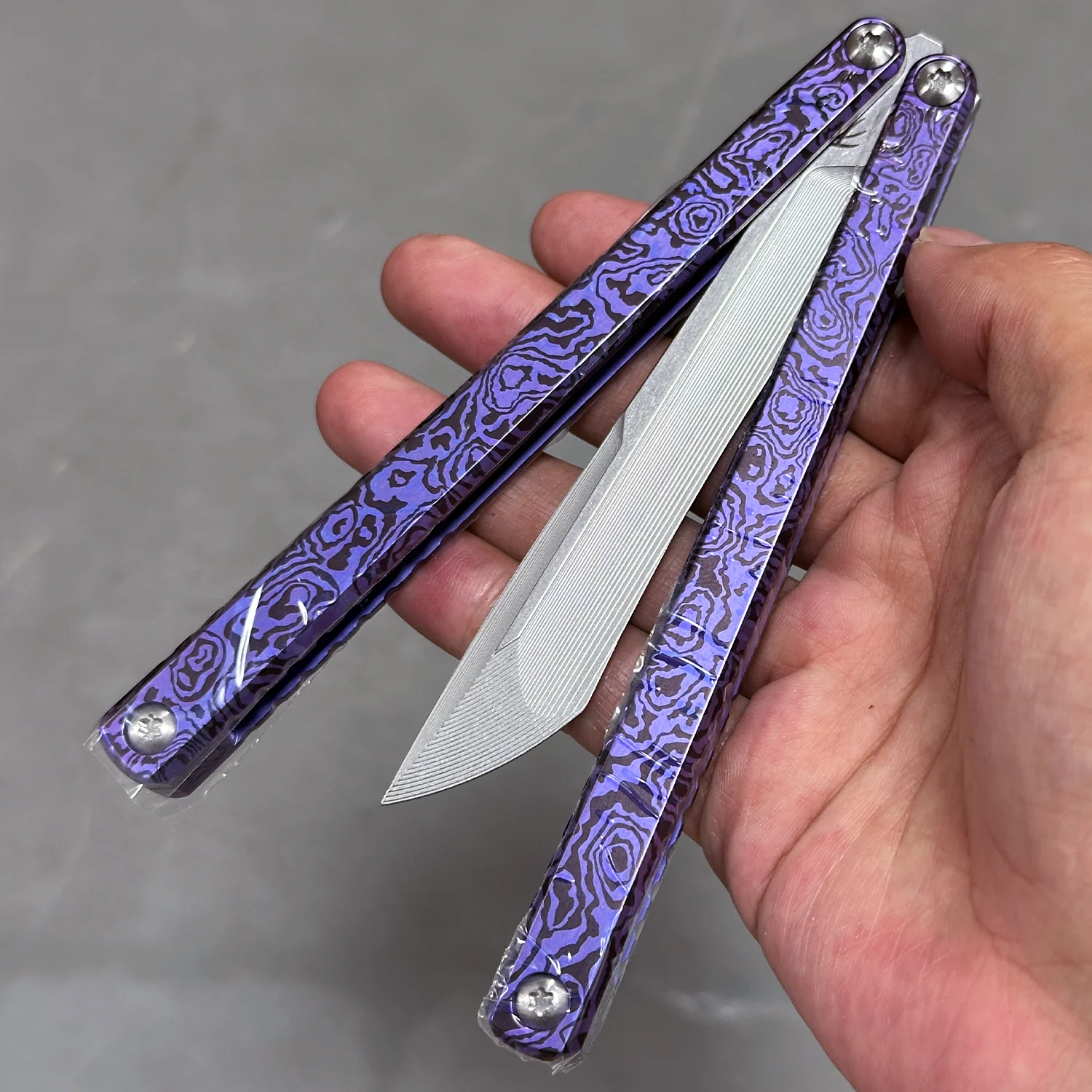 Baliplus Gaboon Balisong Clone Titanium Handle - Image 10
