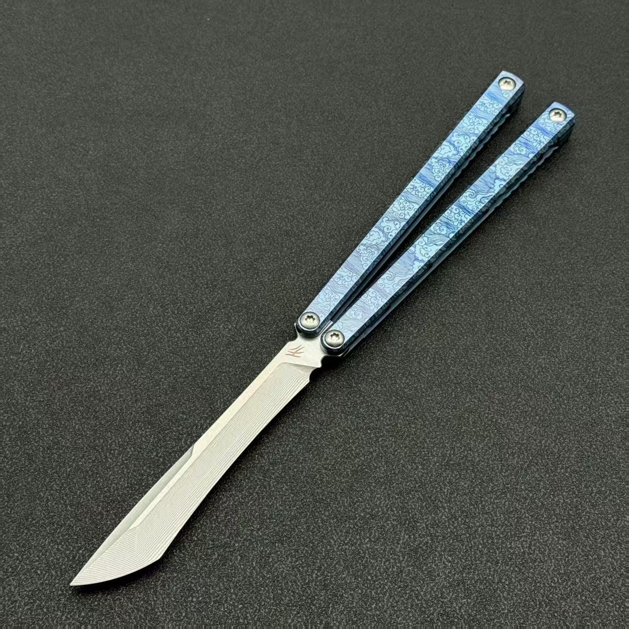 Baliplus Gaboon Balisong Clone Titanium Handle - Image 15
