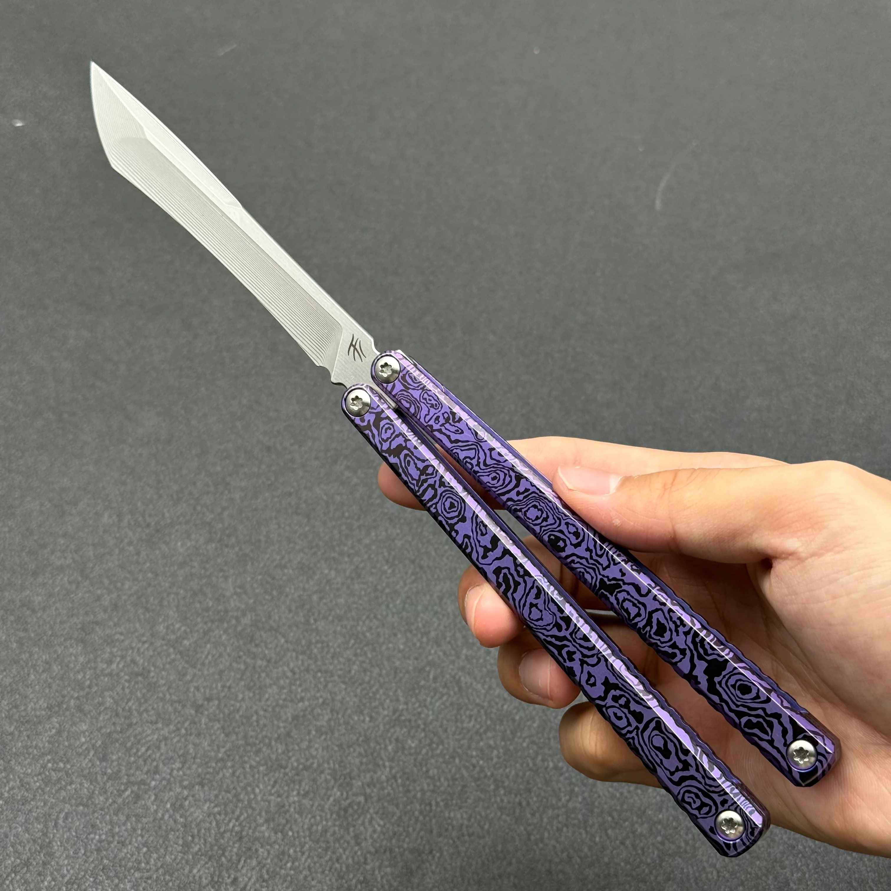 Baliplus Gaboon Balisong Clone Titanium Handle - Image 17