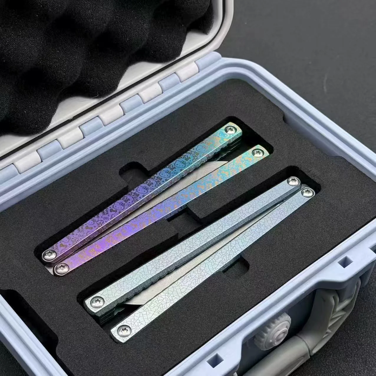 Baliplus Gaboon Balisong Clone Titanium Handle - Image 20