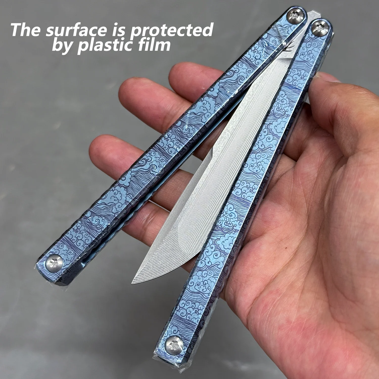 Baliplus Gaboon Balisong Clone Titanium Handle - Image 23