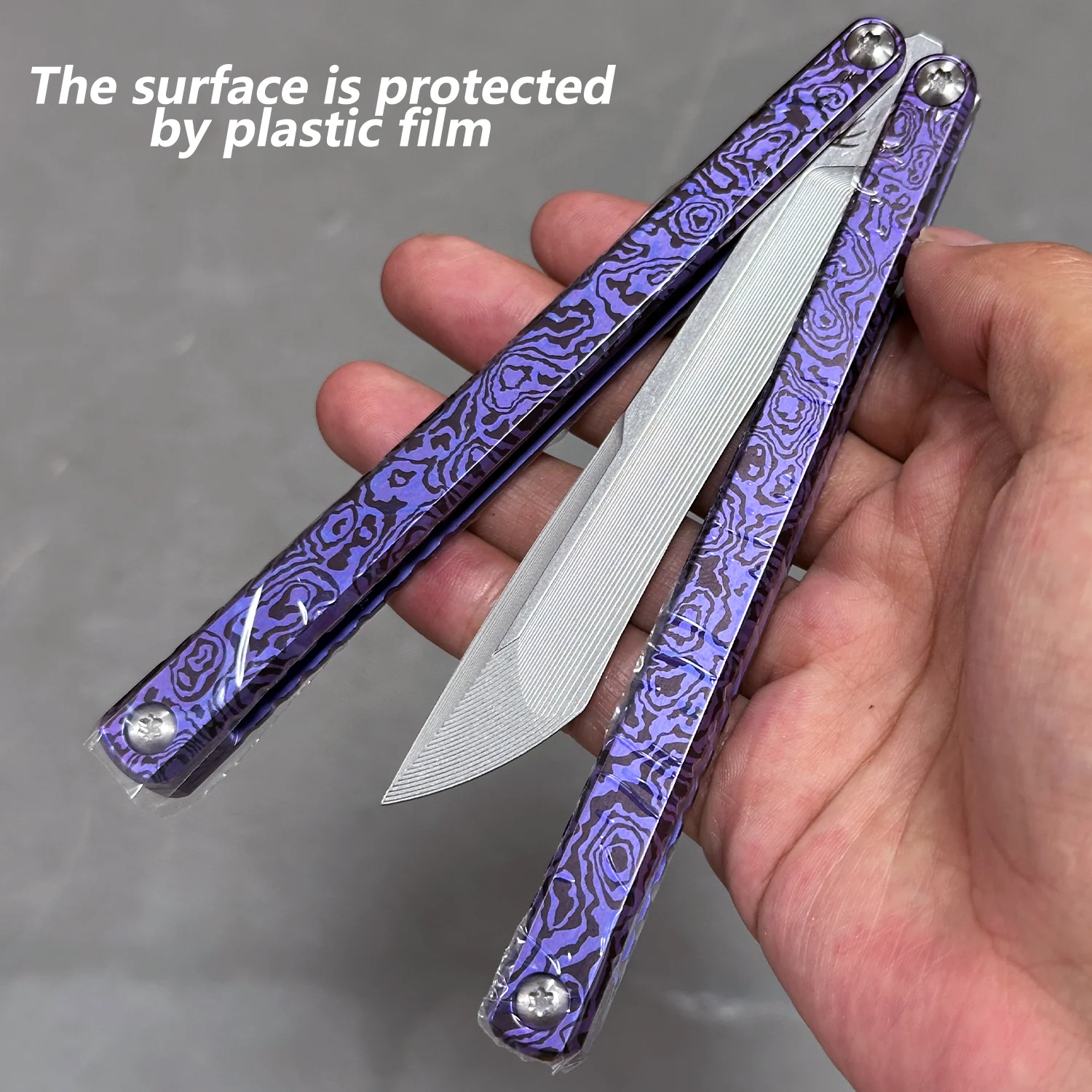 Baliplus Gaboon Balisong Clone Titanium Handle - Image 25