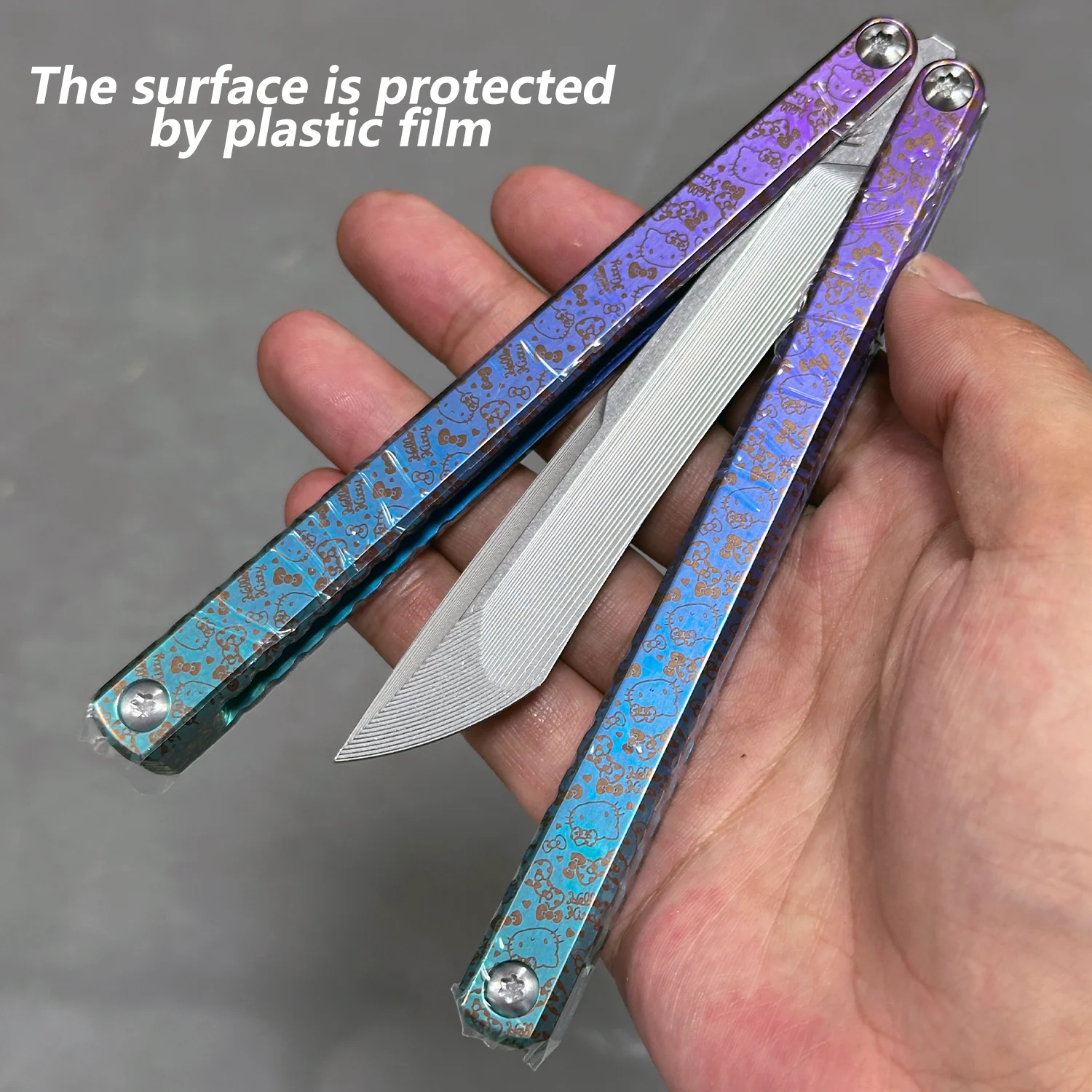 Baliplus Gaboon Balisong Clone Titanium Handle - Image 26