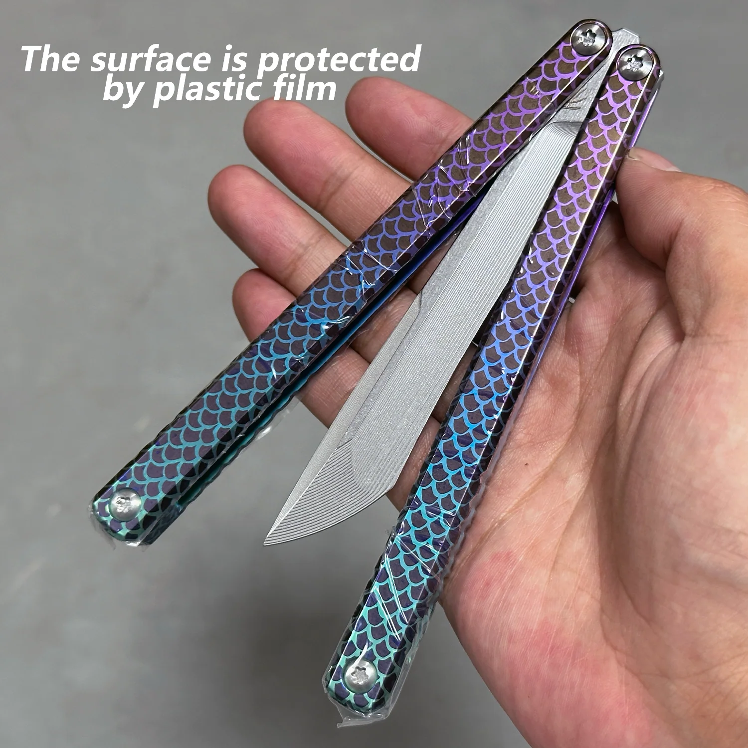Baliplus Gaboon Balisong Clone Titanium Handle - Image 28
