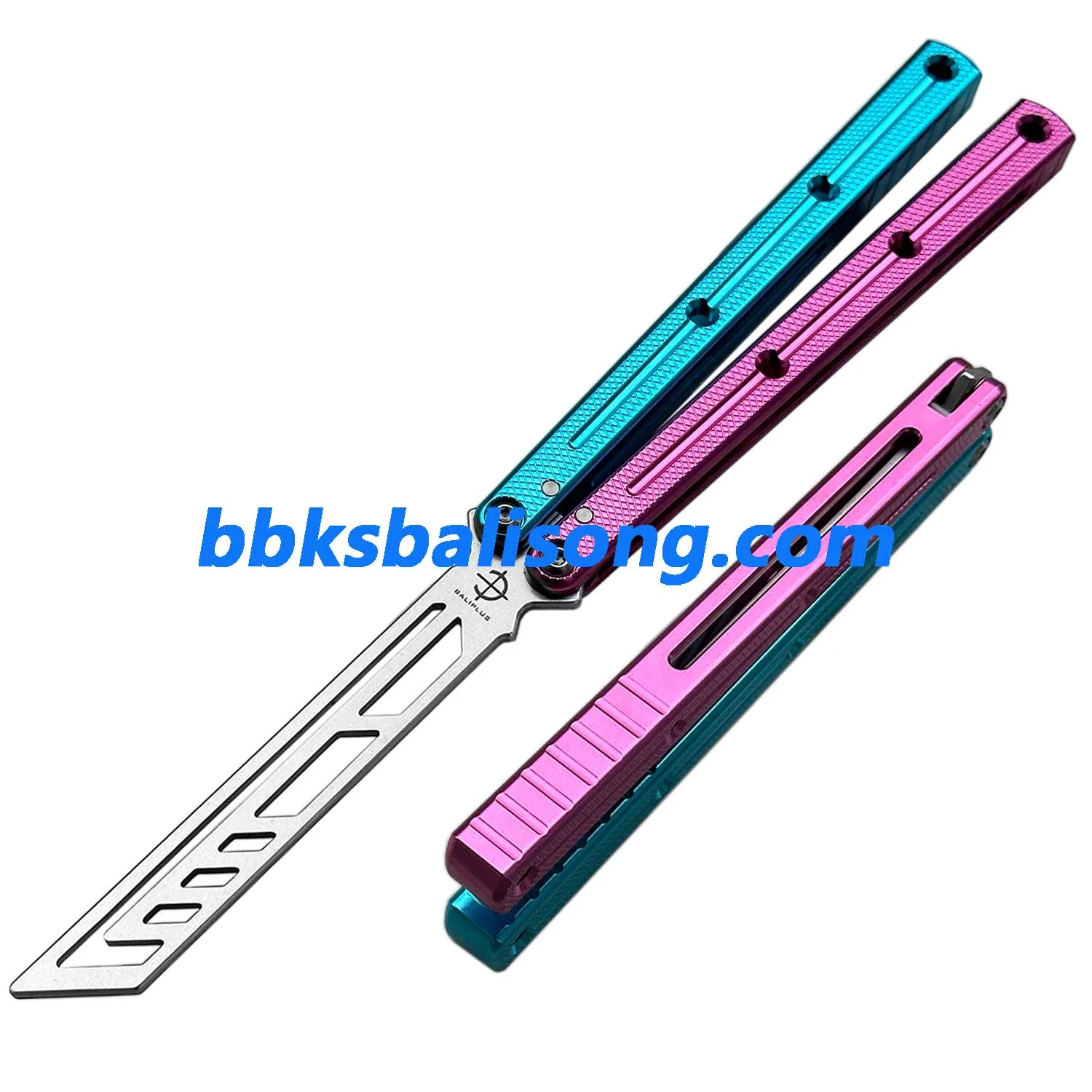 Baliplus Speed Channel Krake Raken (Kraken) V3 Balisong Trainer Clone Glossy Handle - Image 11