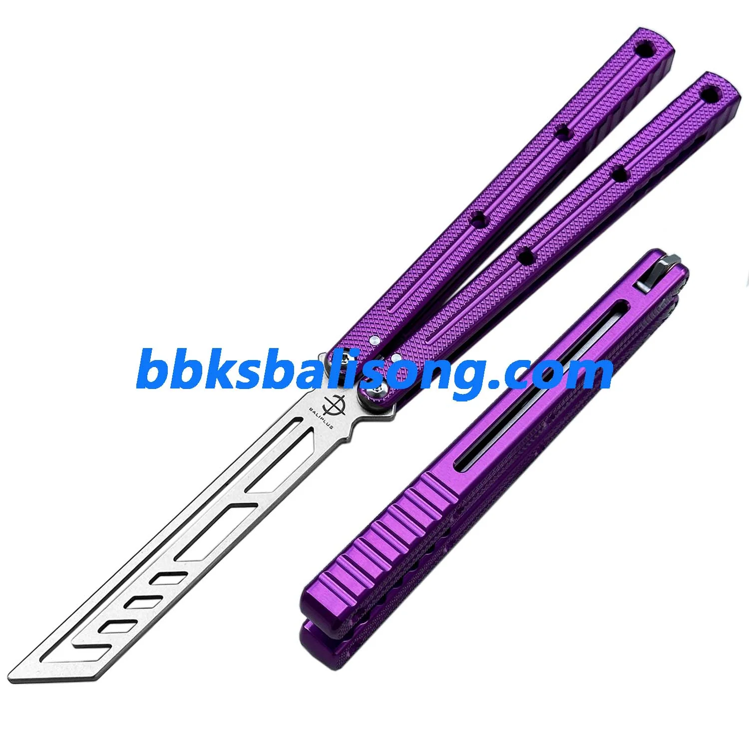 Baliplus Speed Channel Krake Raken (Kraken) V3 Balisong Trainer Clone Glossy Handle - Image 13