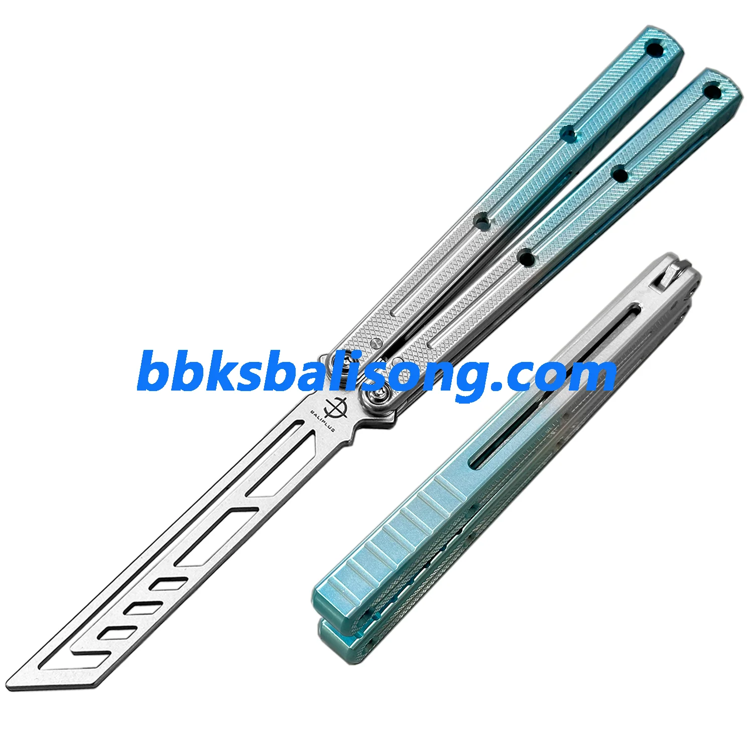 Baliplus Speed Channel Krake Raken (Kraken) V3 Balisong Trainer Clone Glossy Handle - Image 16