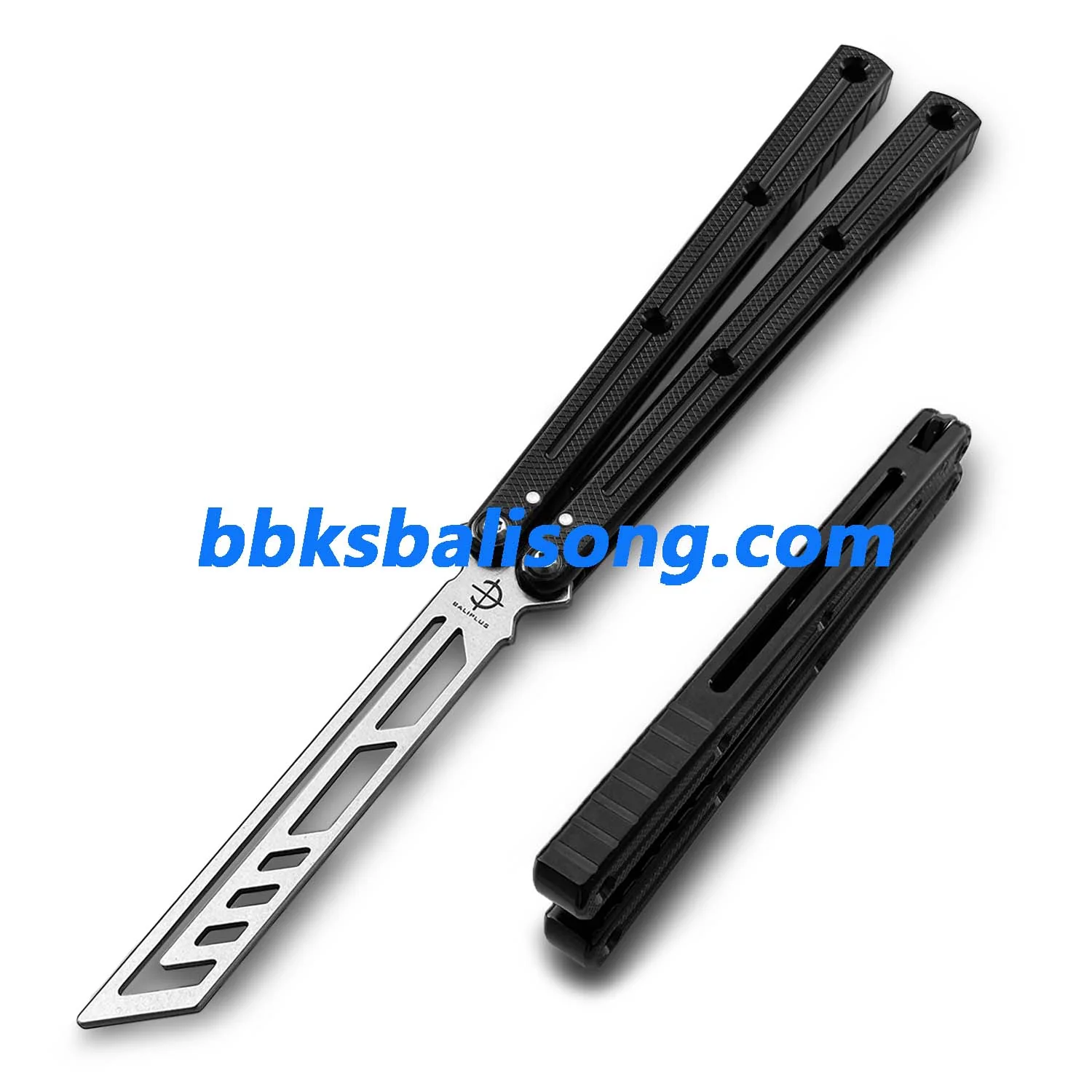 Baliplus Speed Channel Krake Raken (Kraken) V3 Balisong Trainer Clone Glossy Handle - Image 24