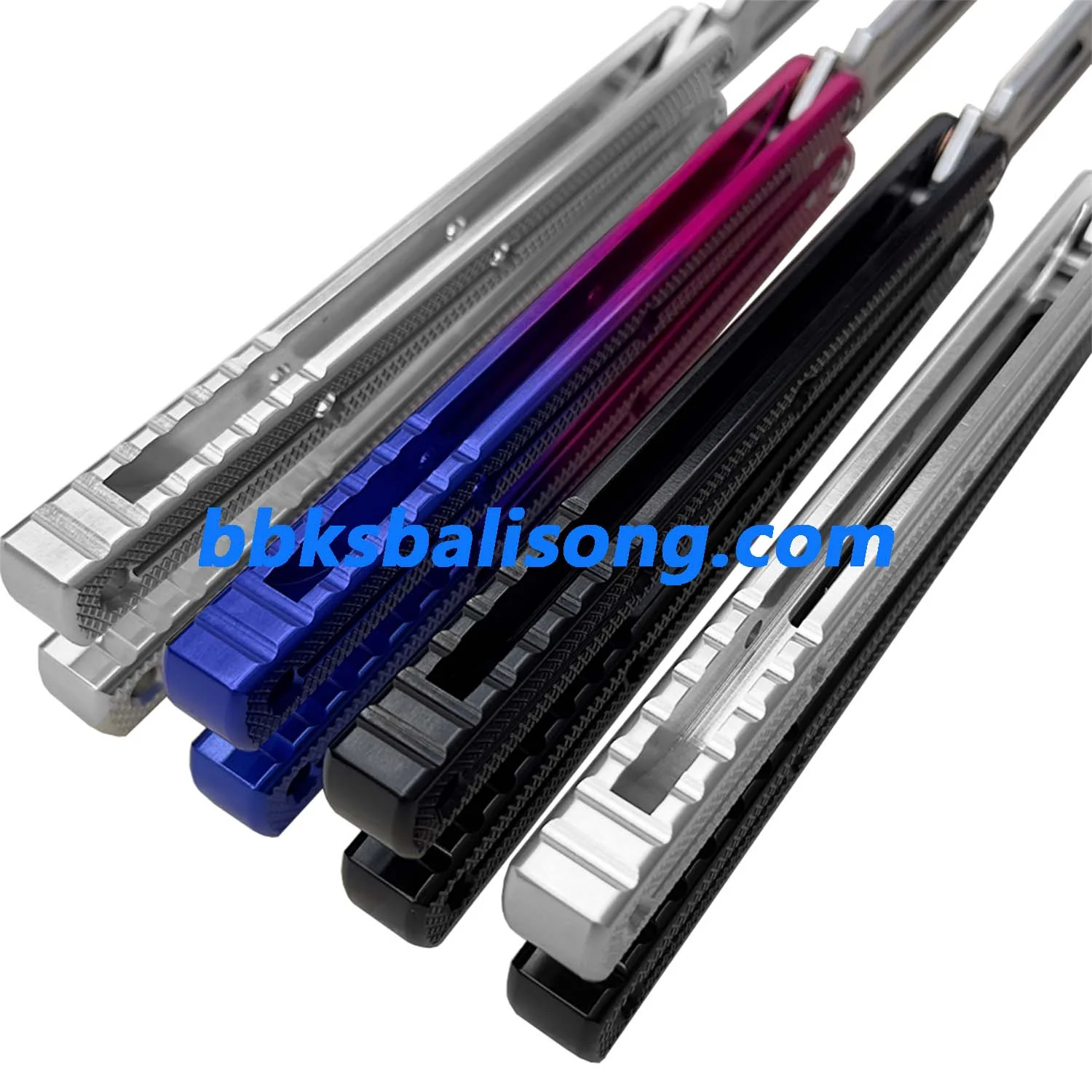 Baliplus Speed Channel Krake Raken (Kraken) V3 Balisong Trainer Clone Glossy Handle - Image 3
