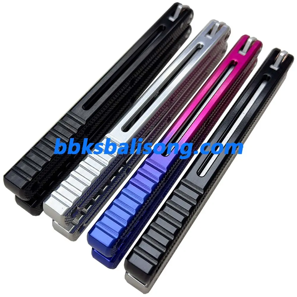 Baliplus Speed Channel Krake Raken (Kraken) V3 Balisong Trainer Clone Glossy Handle - Image 4