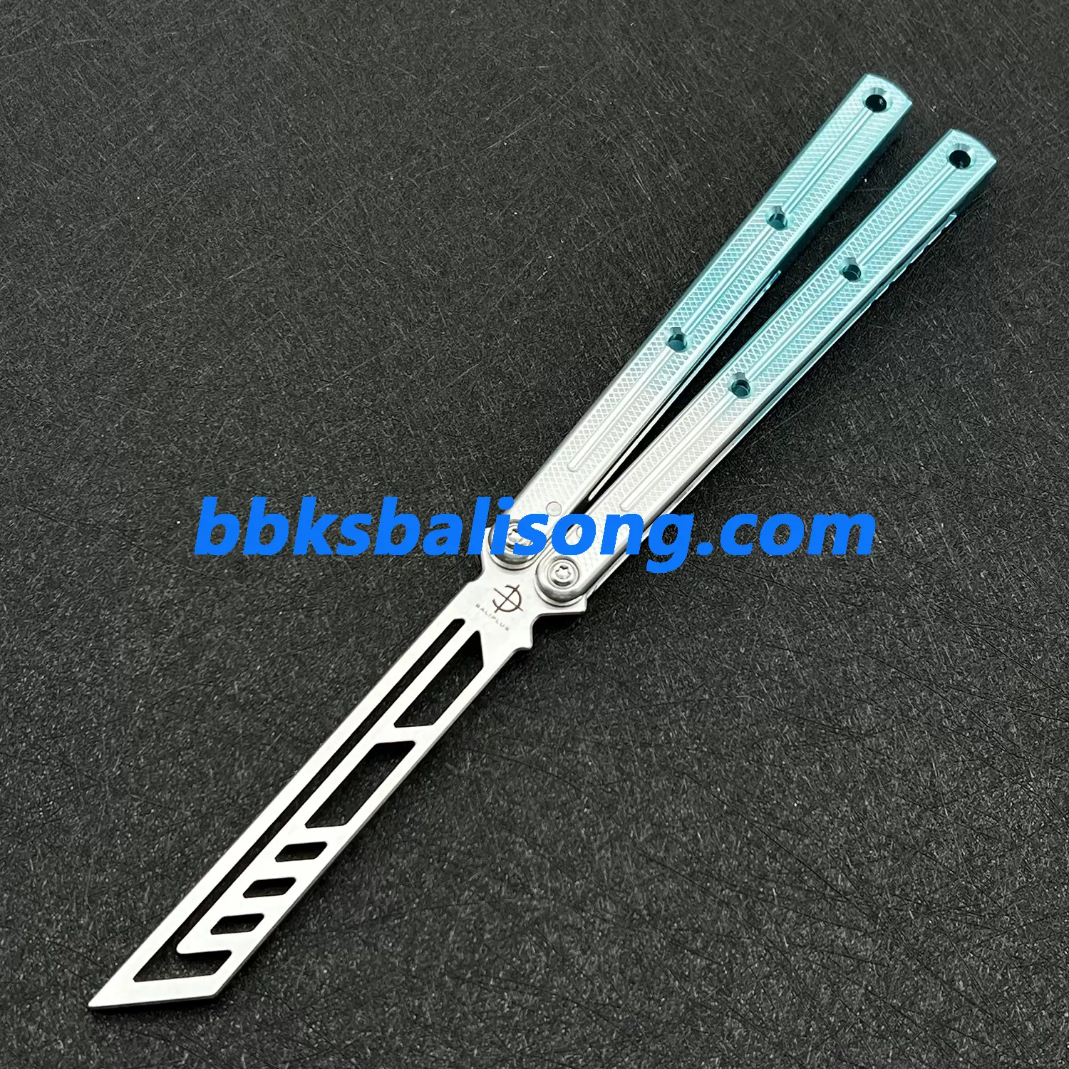 Baliplus Speed Channel Krake Raken (Kraken) V3 Balisong Trainer Clone Glossy Handle - Image 7