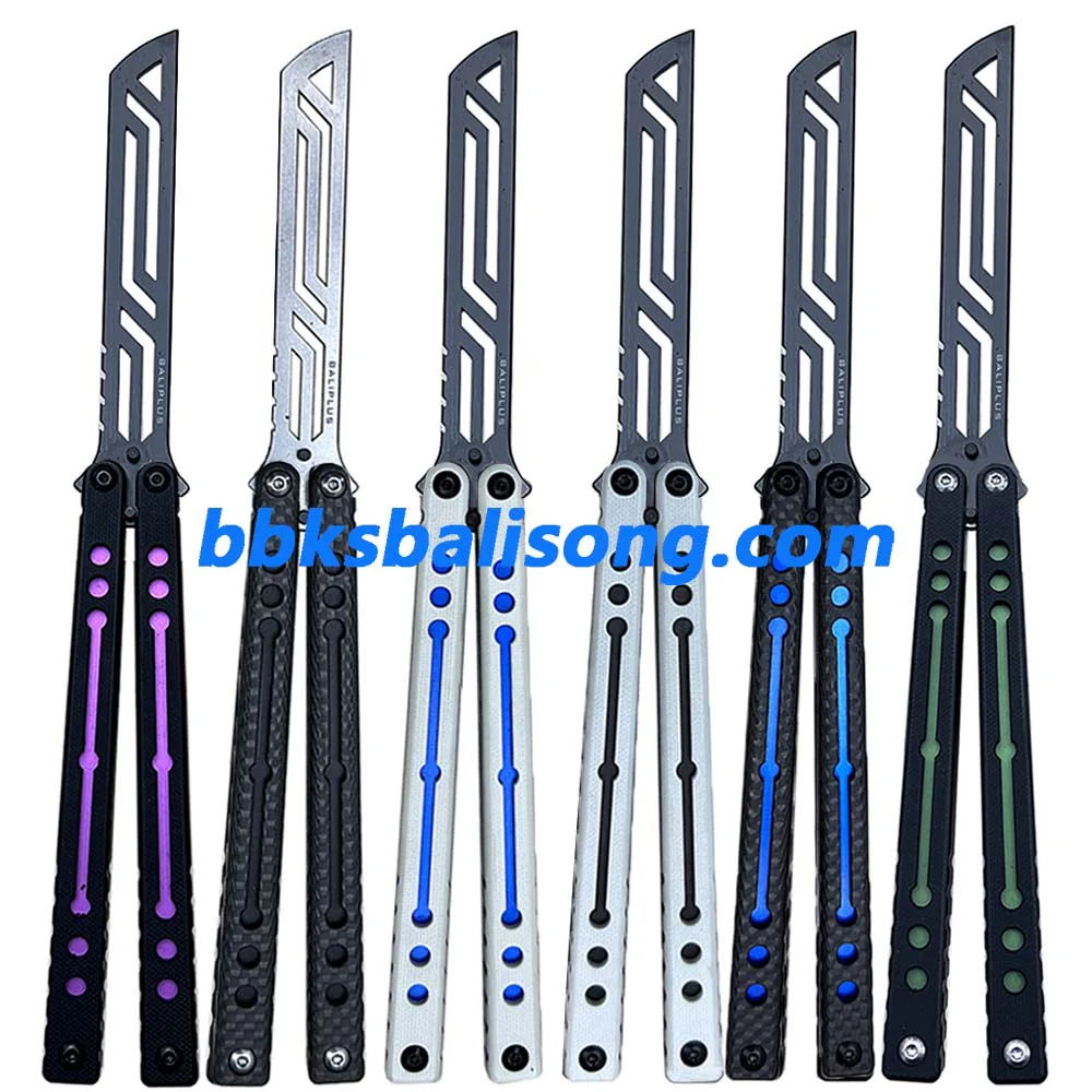 Baliplus Nautilus V2 Balisong Clone G10+7075 Aluminum Handle - Image 11
