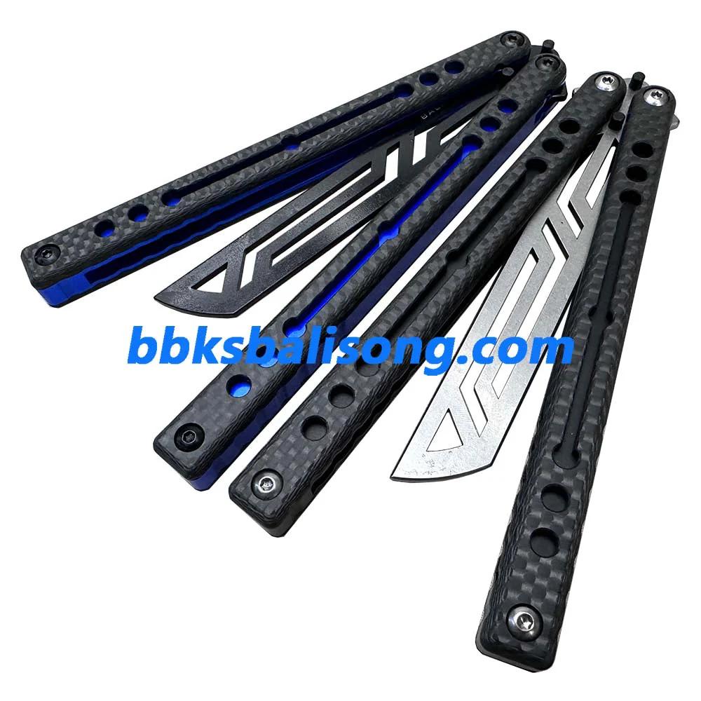 Baliplus Nautilus V2 Balisong Clone G10+7075 Aluminum Handle - Image 12
