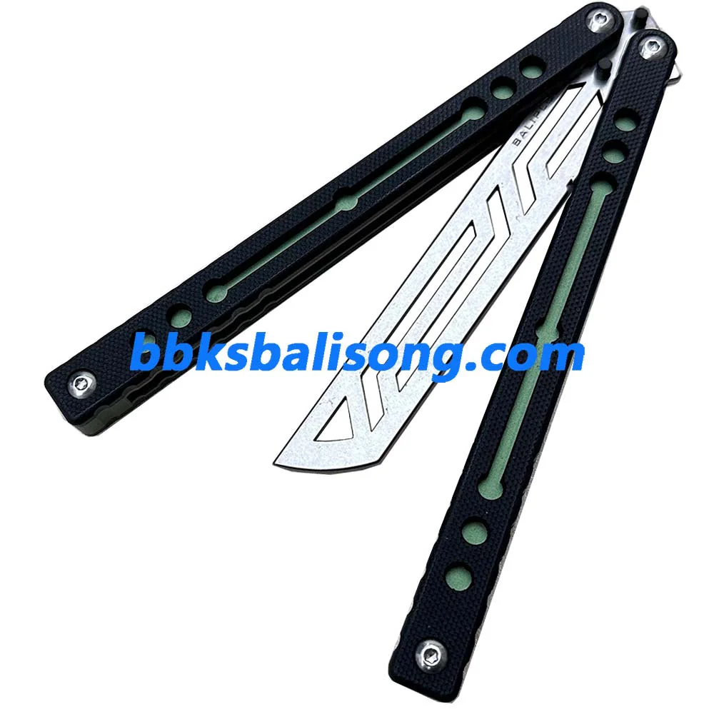 Baliplus Nautilus V2 Balisong Clone G10+7075 Aluminum Handle - Image 13