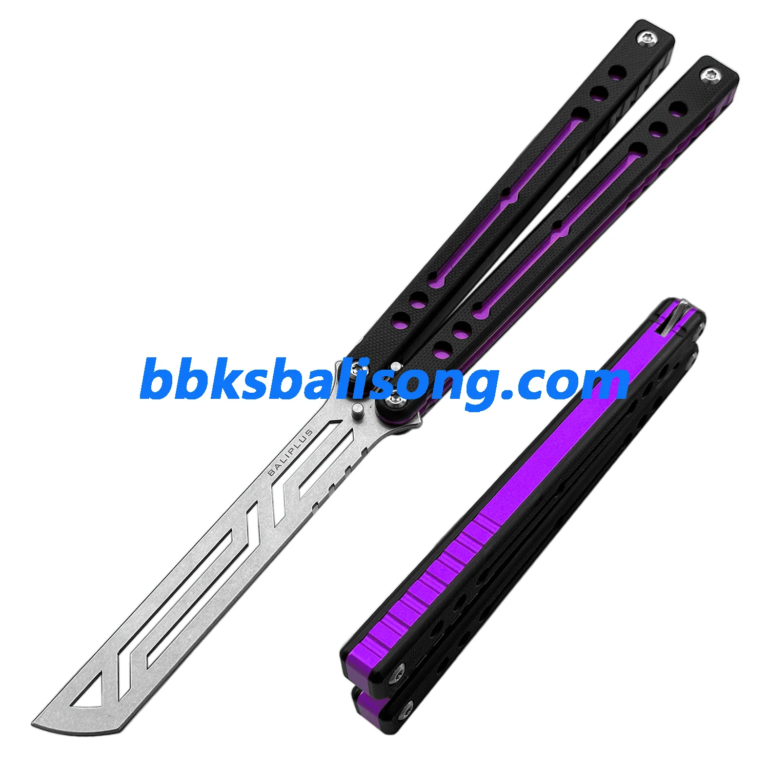 Baliplus Nautilus V2 Balisong Clone G10+7075 Aluminum Handle - Image 15