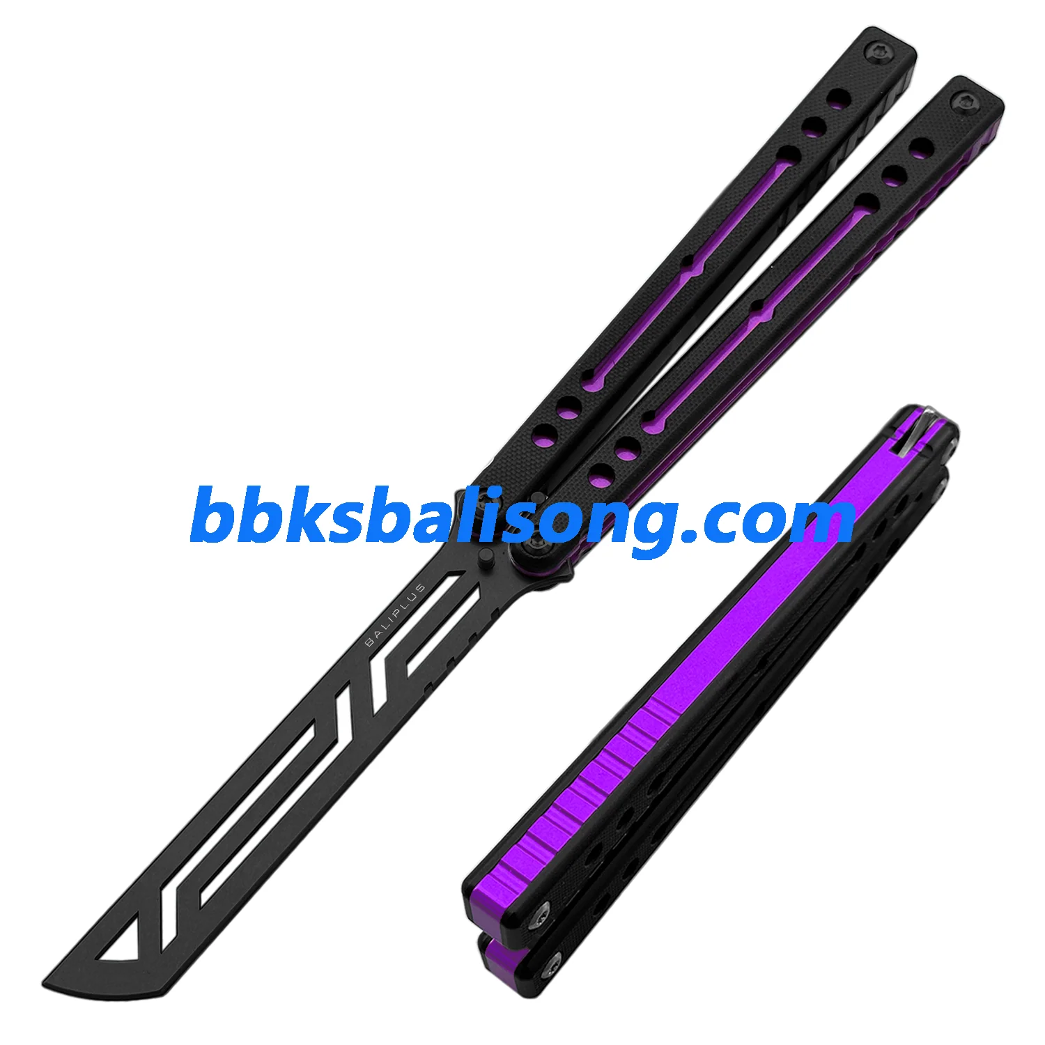 Baliplus Nautilus V2 Balisong Clone G10+7075 Aluminum Handle - Image 16