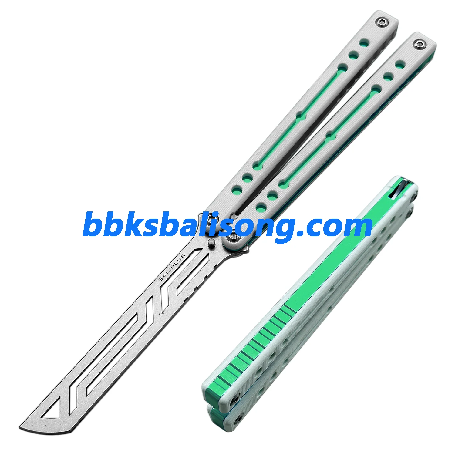 Baliplus Nautilus V2 Balisong Clone G10+7075 Aluminum Handle - Image 21
