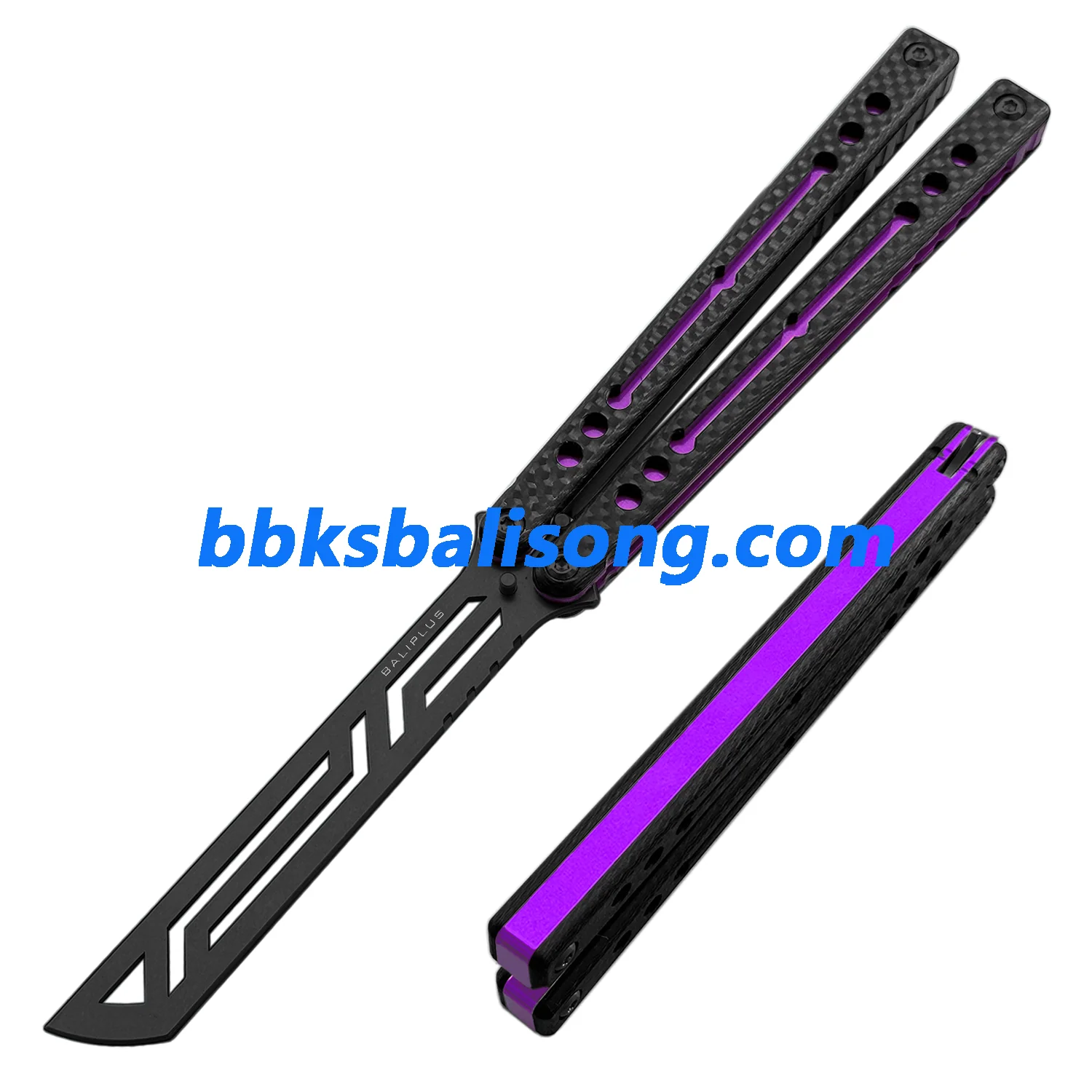 Baliplus Nautilus V2 Balisong Clone G10+7075 Aluminum Handle - Image 24