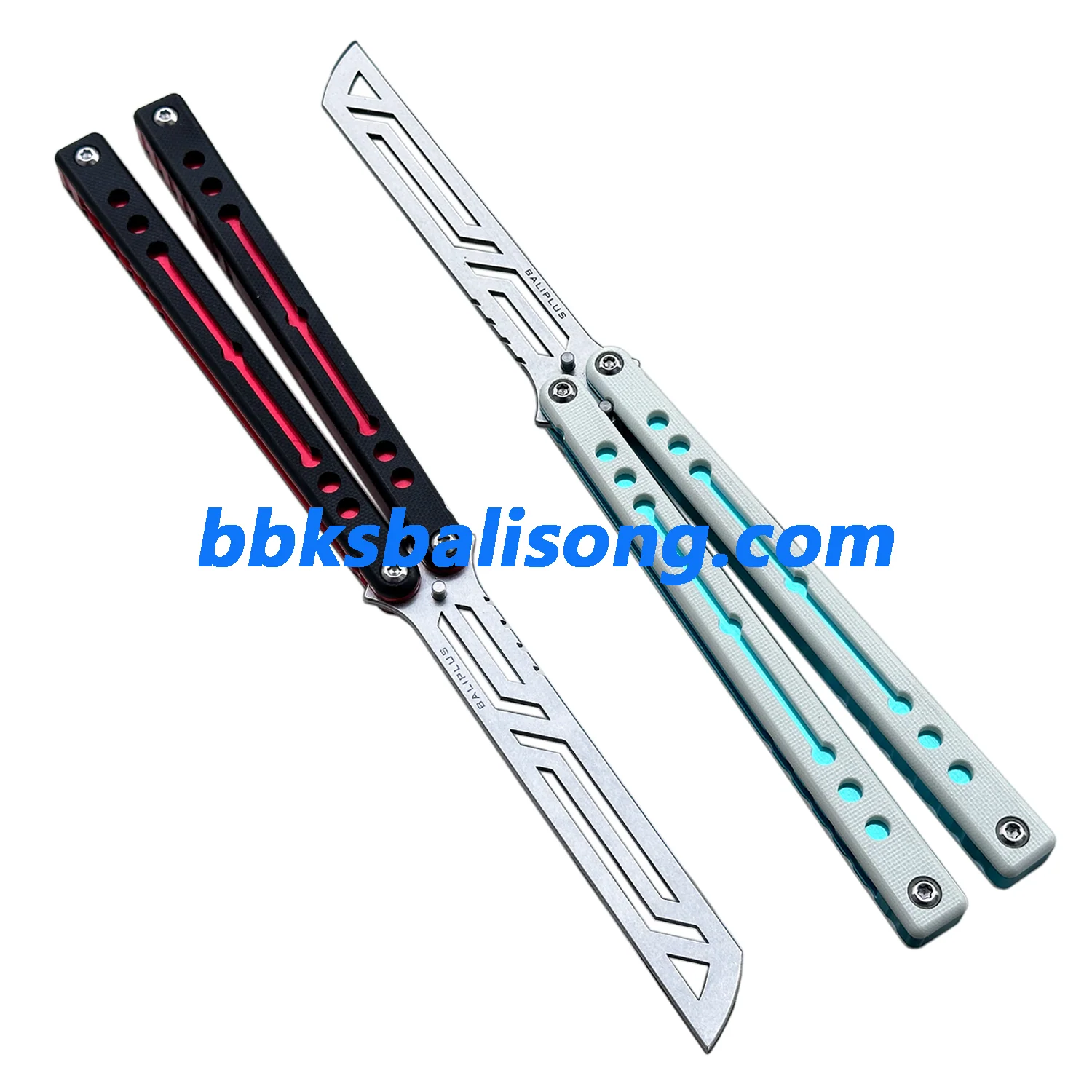Baliplus Nautilus V2 Balisong Clone G10+7075 Aluminum Handle - Image 5