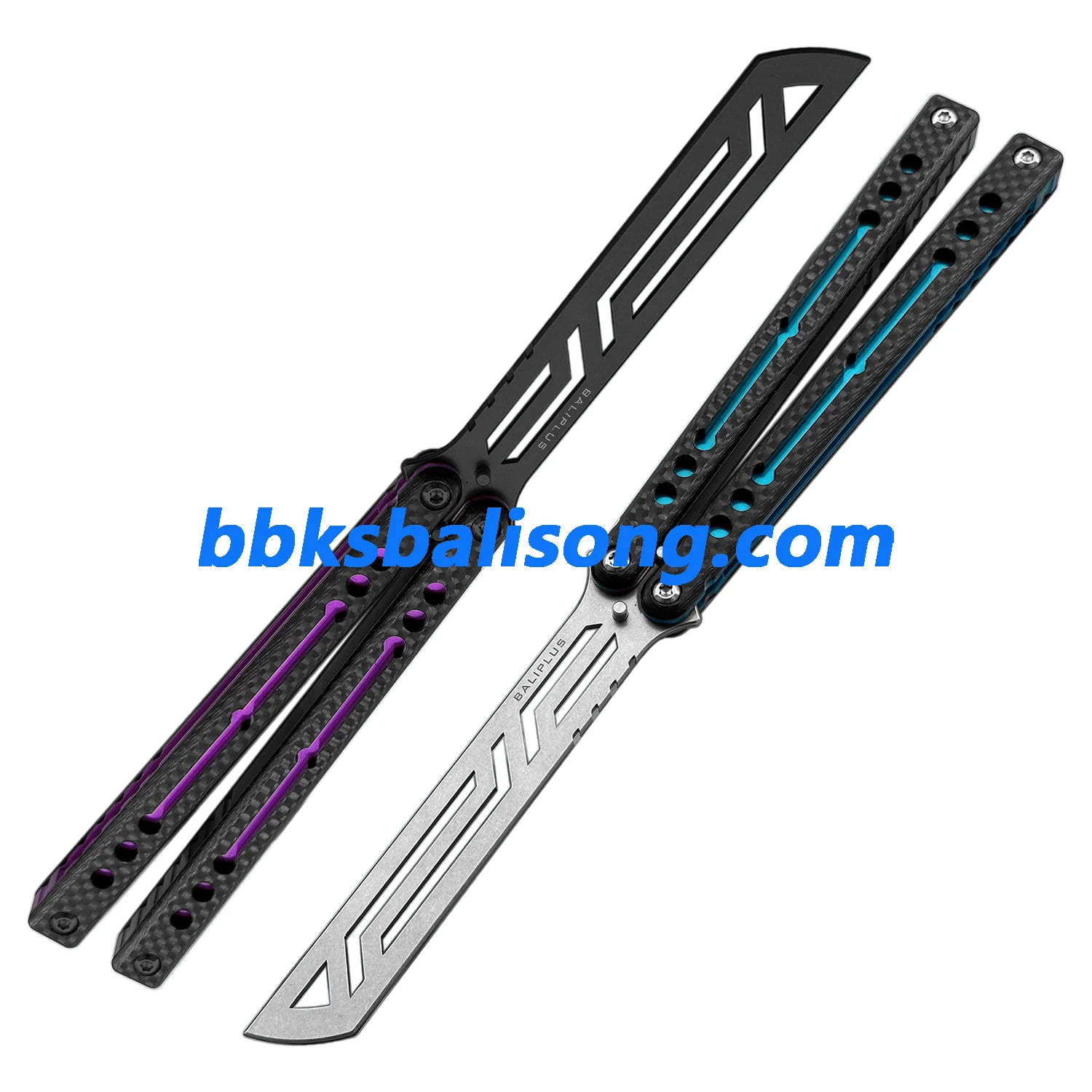 Baliplus Nautilus V2 Balisong Clone G10+7075 Aluminum Handle - Image 8