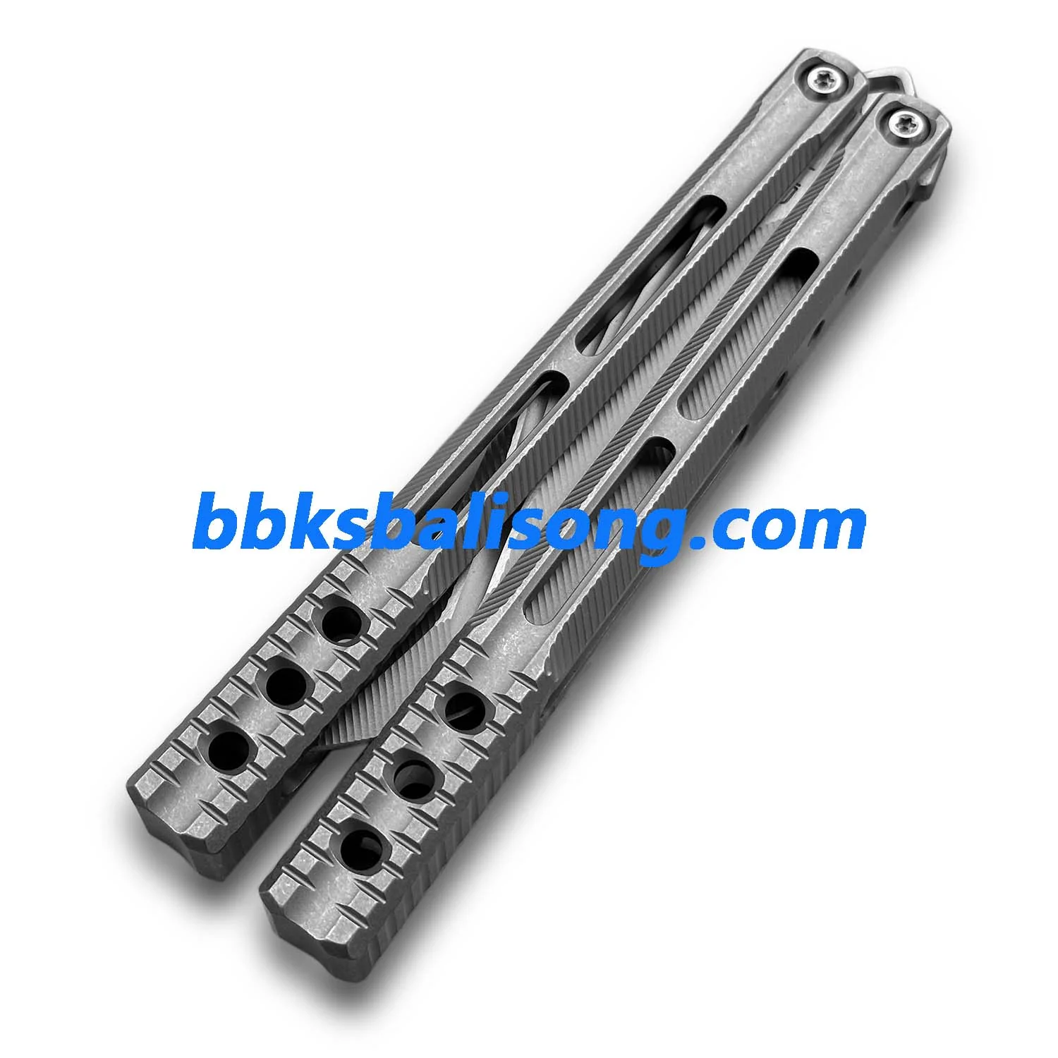 Baliplus Orca V1.5 Balisong Clone Titanium Handle Bushings System - Image 14
