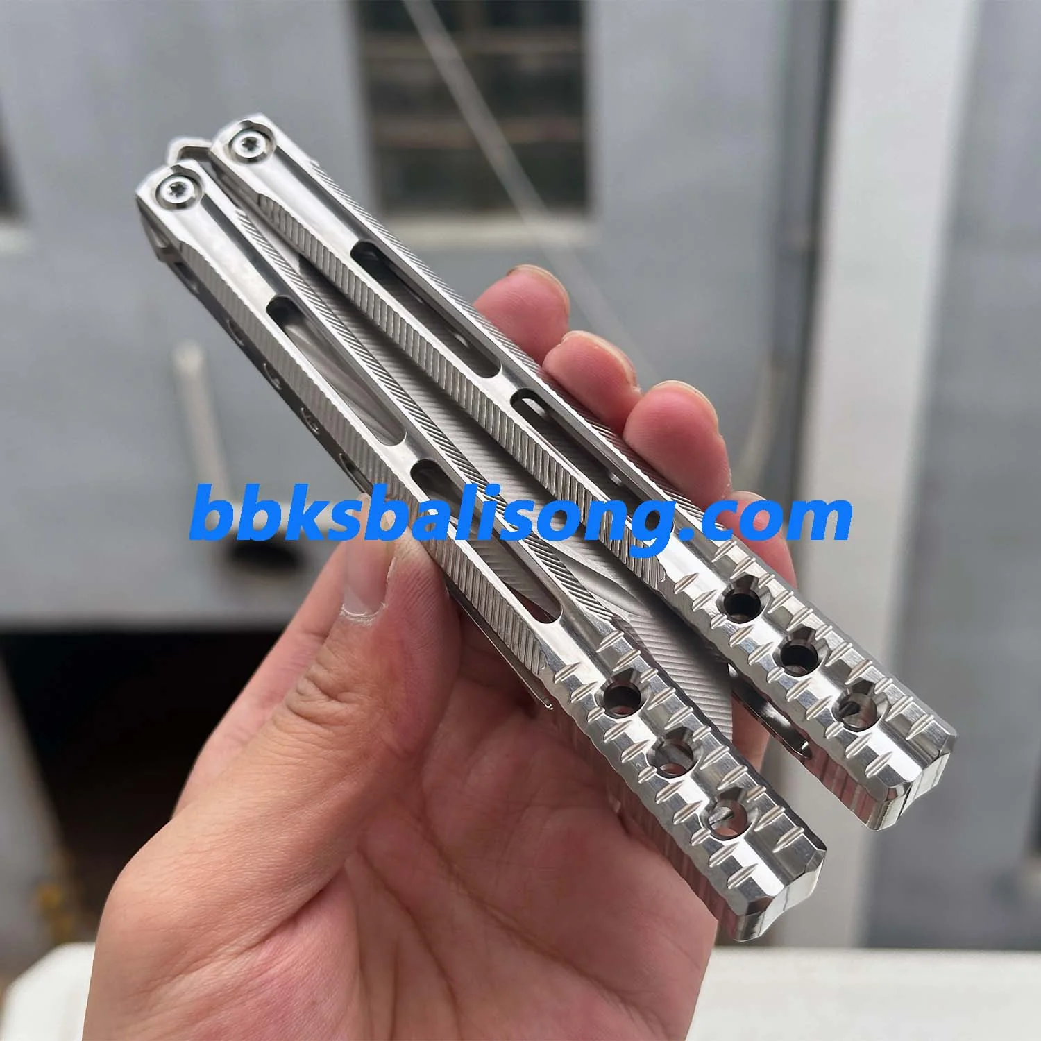 Baliplus Orca V1.5 Balisong Clone Titanium Handle Bushings System - Image 18